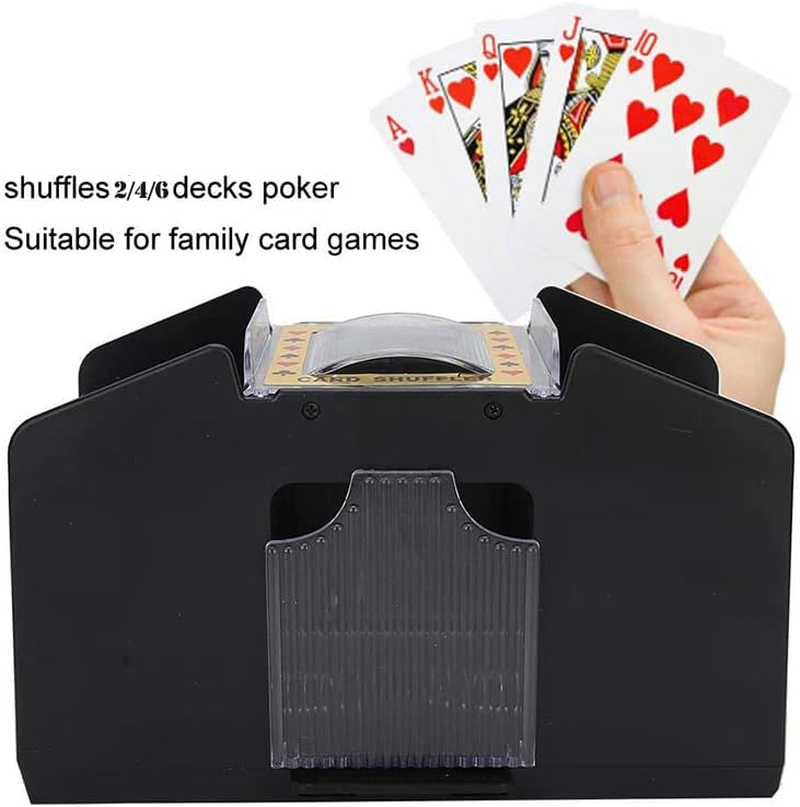 2Decks Automatic Card Shuffler Poker Cards Shuffling Machine Casino Playing Game image number 1