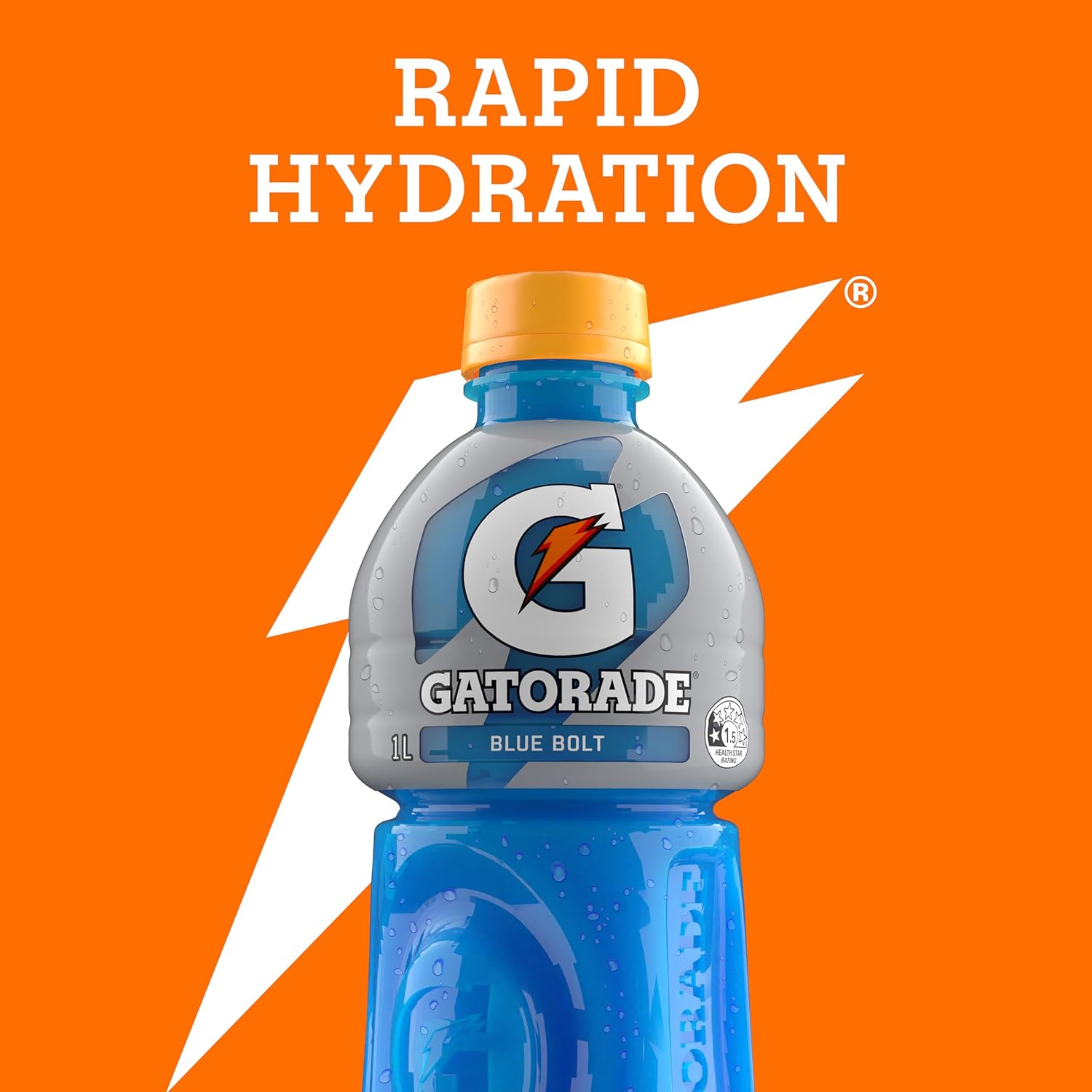 Gatorade Blue Bolt Sports Drink, 6 X 1L