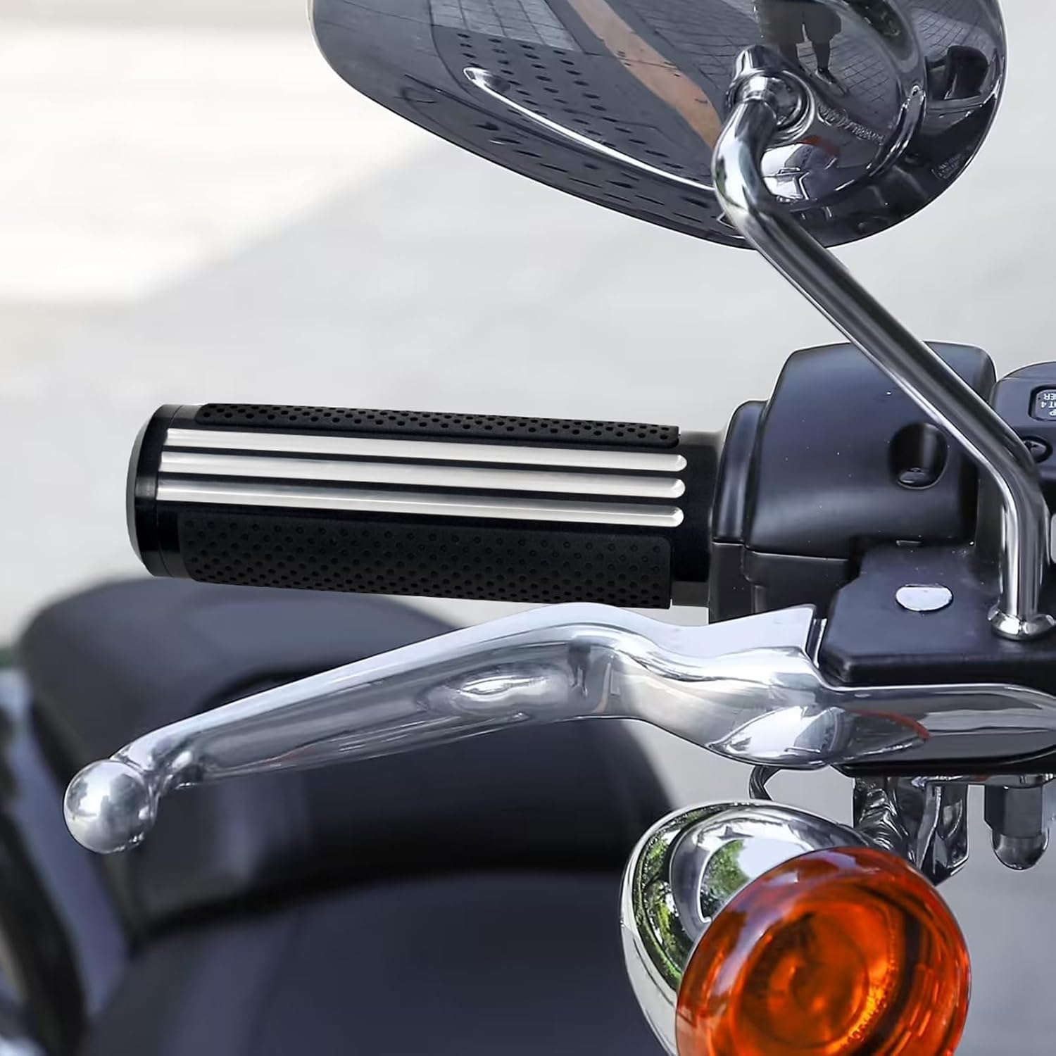 Motorcycle Electronic Throttle Control Handlebar Grips for 1" / 25Mm Handle Bars Fit for Harley Touring Road Glide Road King Street Glide Tri Glide Electra Glide Dyna Softail