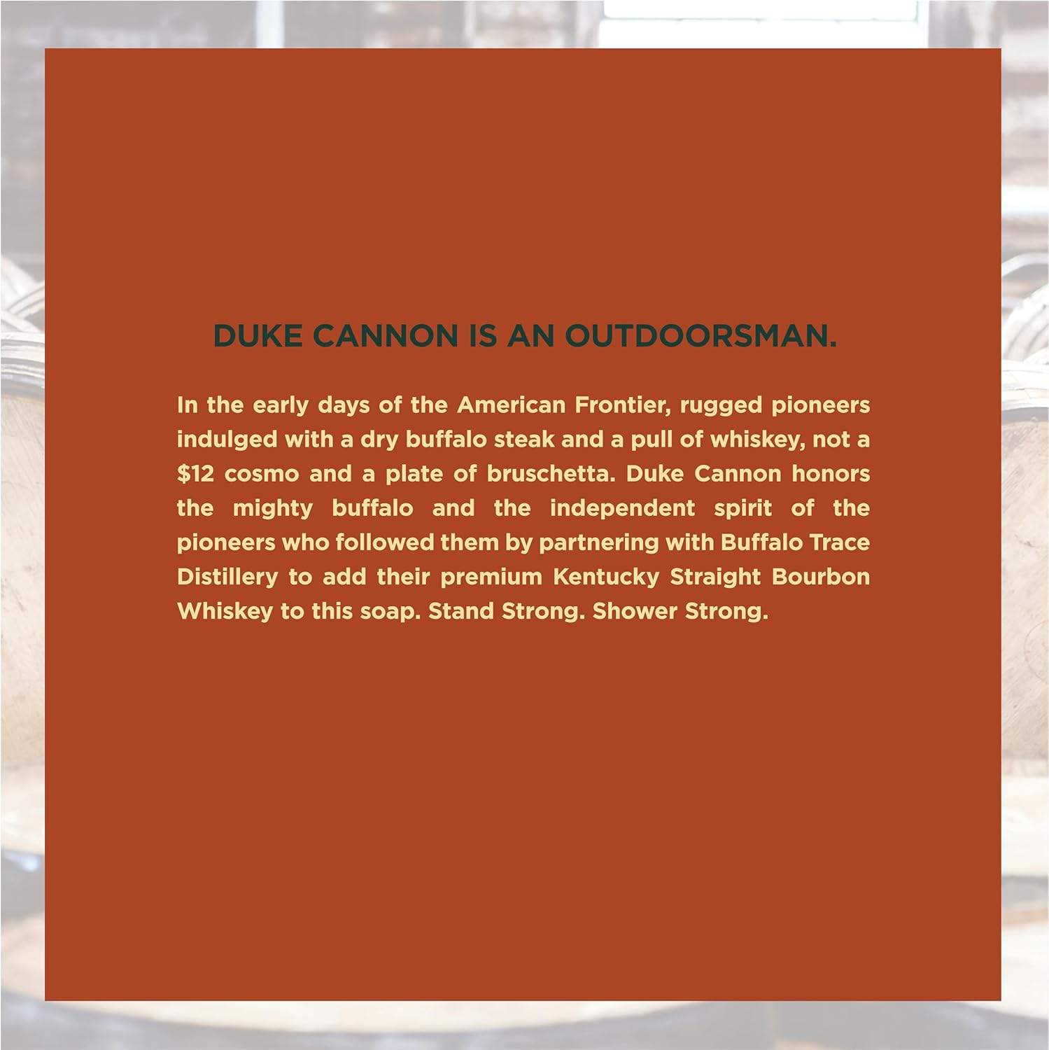 Duke Cannon Supply Co. Big Brick of Soap Bar for Men Big American Bourbon (Charred Oak Barrel Scent) - Extra Large, All Skin Types, 10 Oz (3 Pack) image number 4