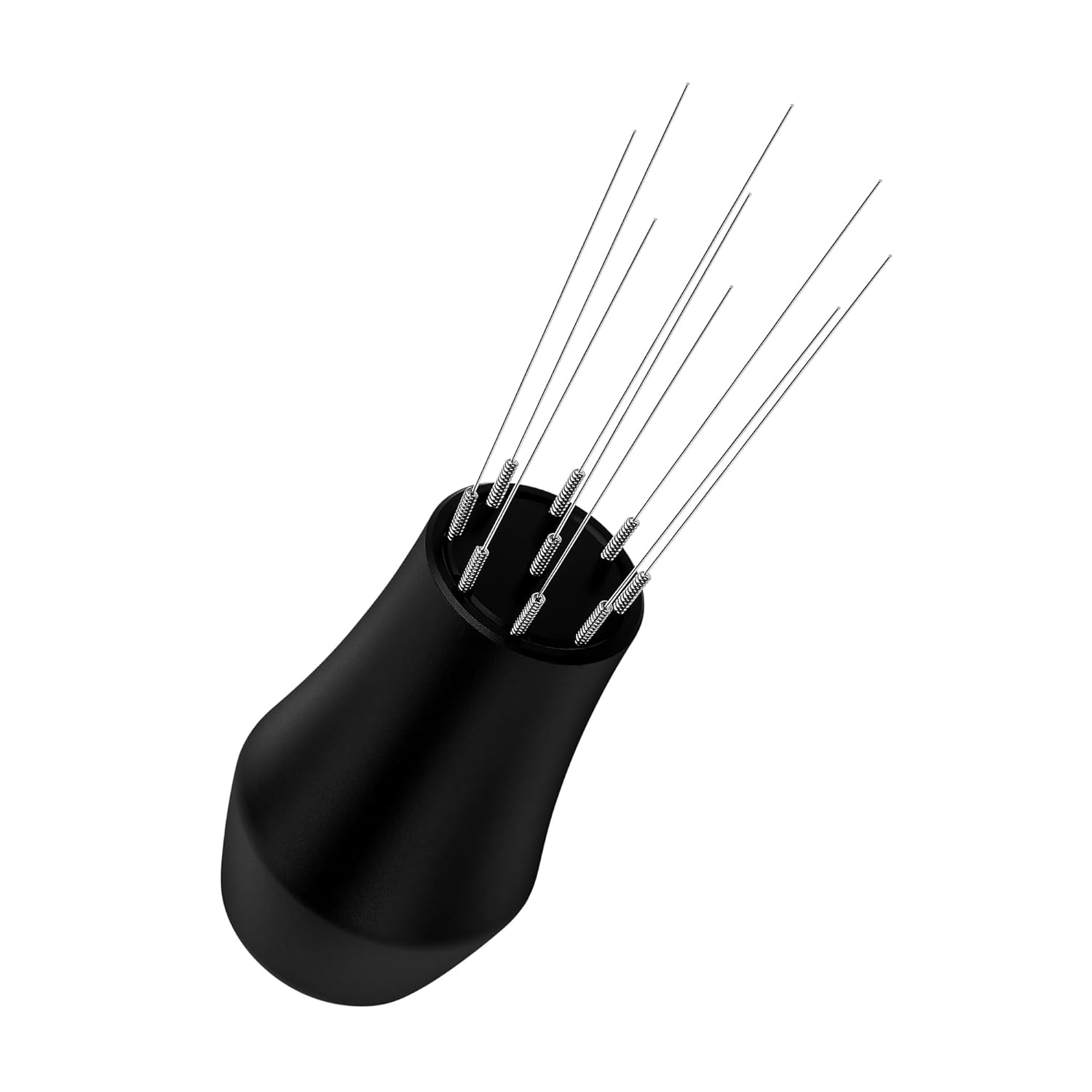 Normcore WDT Distribution Tool with Stand V3-9 Prong Needle Espresso Stirrer - 18 Needles 0.25Mm / 0.3Mm Thick Spring Wires - Weiss Distribution Technique - Anodized Aluminum Handle image number 1