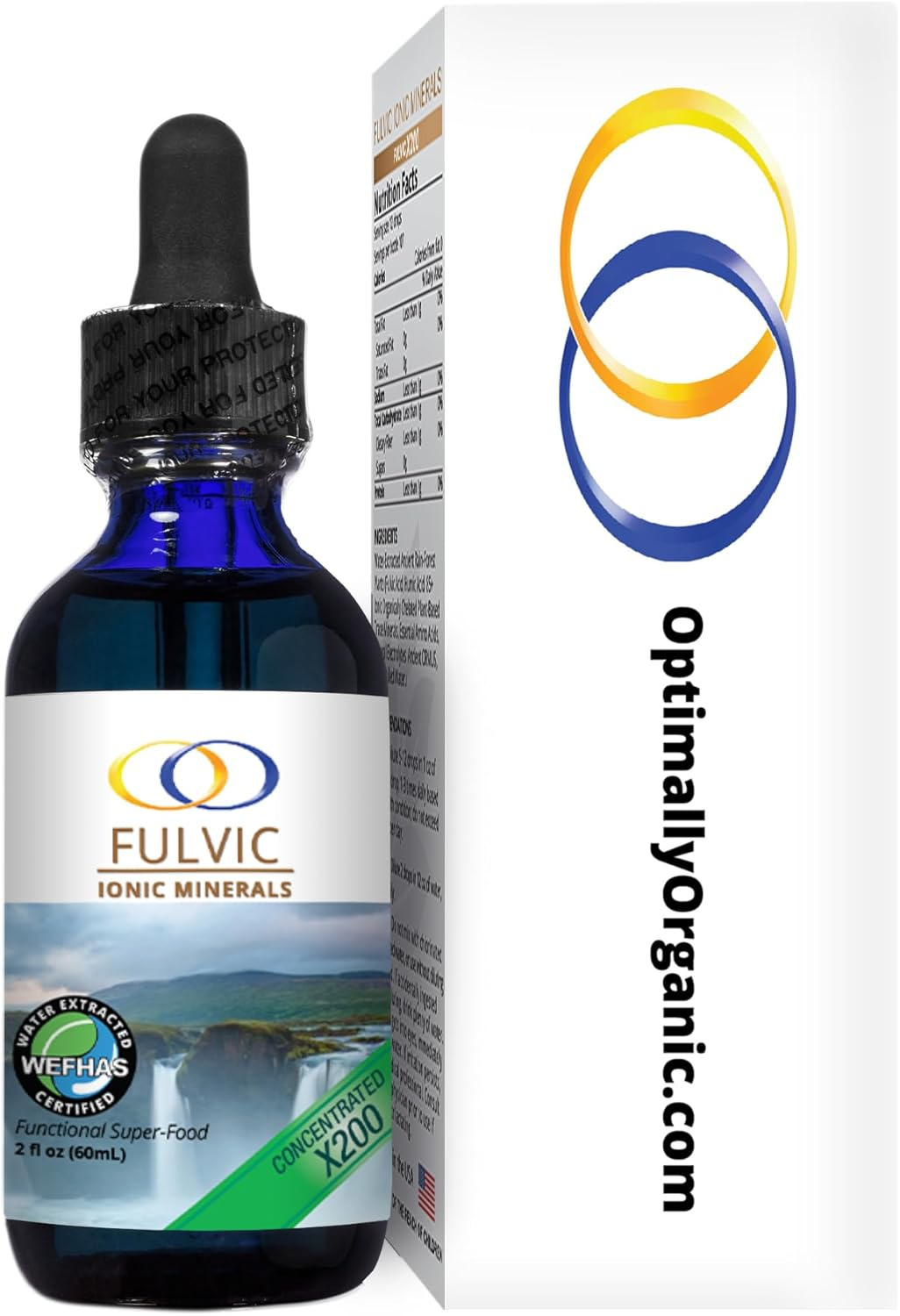Optimally Organic Water Extracted Fulvic Ionic Acid X200 Concentration - 77 Plant Based Ionic Trace Minerals image number 6