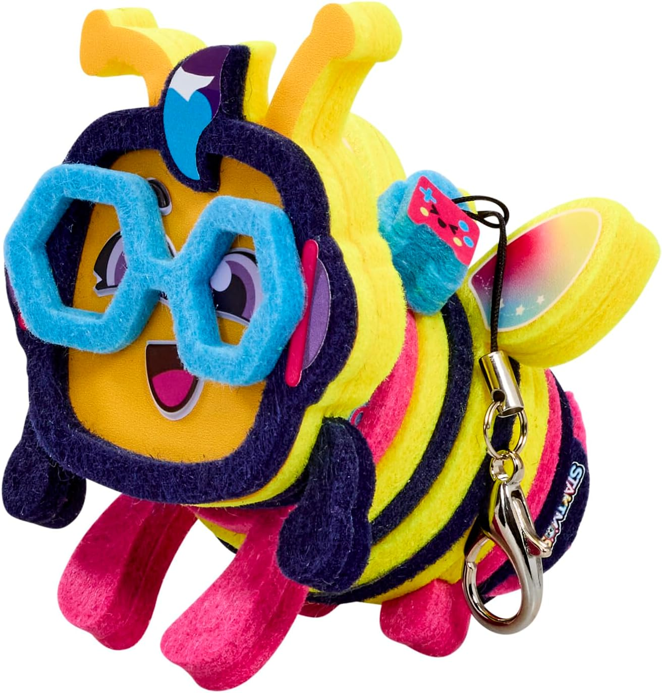 TOMY Stakimos Gamer Grace | Kids Craft Set to Build Your Own Adorable 3D Character from Recycled Polyester Craft Foam | No Glue or Cutting Needed | Craft Kits for Kids Ages 6+ Years image number 6