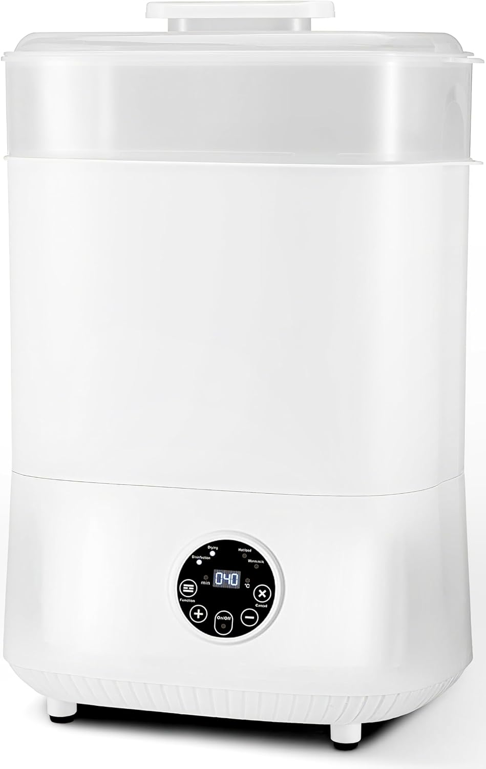 Baby Bottle Sterilizer and Dryer, 5-In-1 Large Capacity Bottle Sanitizer and Dryer, 2 Layers Compact Baby Bottle Electric Steam Sterilizer and Dryer for Baby Bottles, Pacifiers image number 2