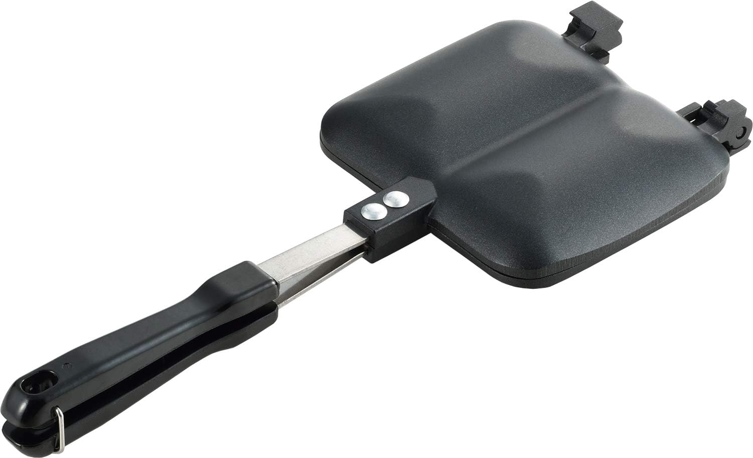 Yoshikawa SJ2703 Hot Sandwich Maker, for Gas Stoves, Double, Total Width 5.5 X Total Length 13.4 X Height 1.3 Inches (14 X 34 X 3.2 Cm), Black, Outdoor, Camping image number 4