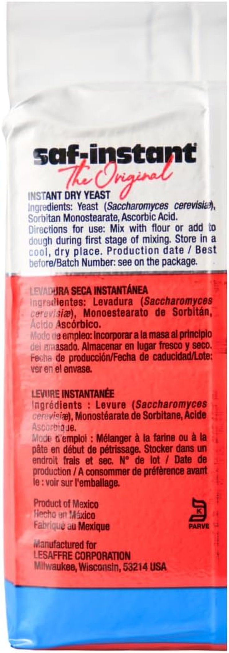 Red Star, Yeast Instant, 16 Ounce