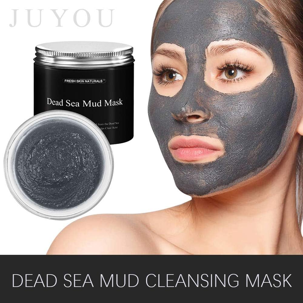 Mud Mask for Face and Body Nourishing, Deep Pore Cleansing, Acne and Blackheads Treatment, anti Aging and anti Wrinkle, Organic Natural Facial Mask for Smoother and Softer Skin More Flexible (8.8 Oz) image number 3