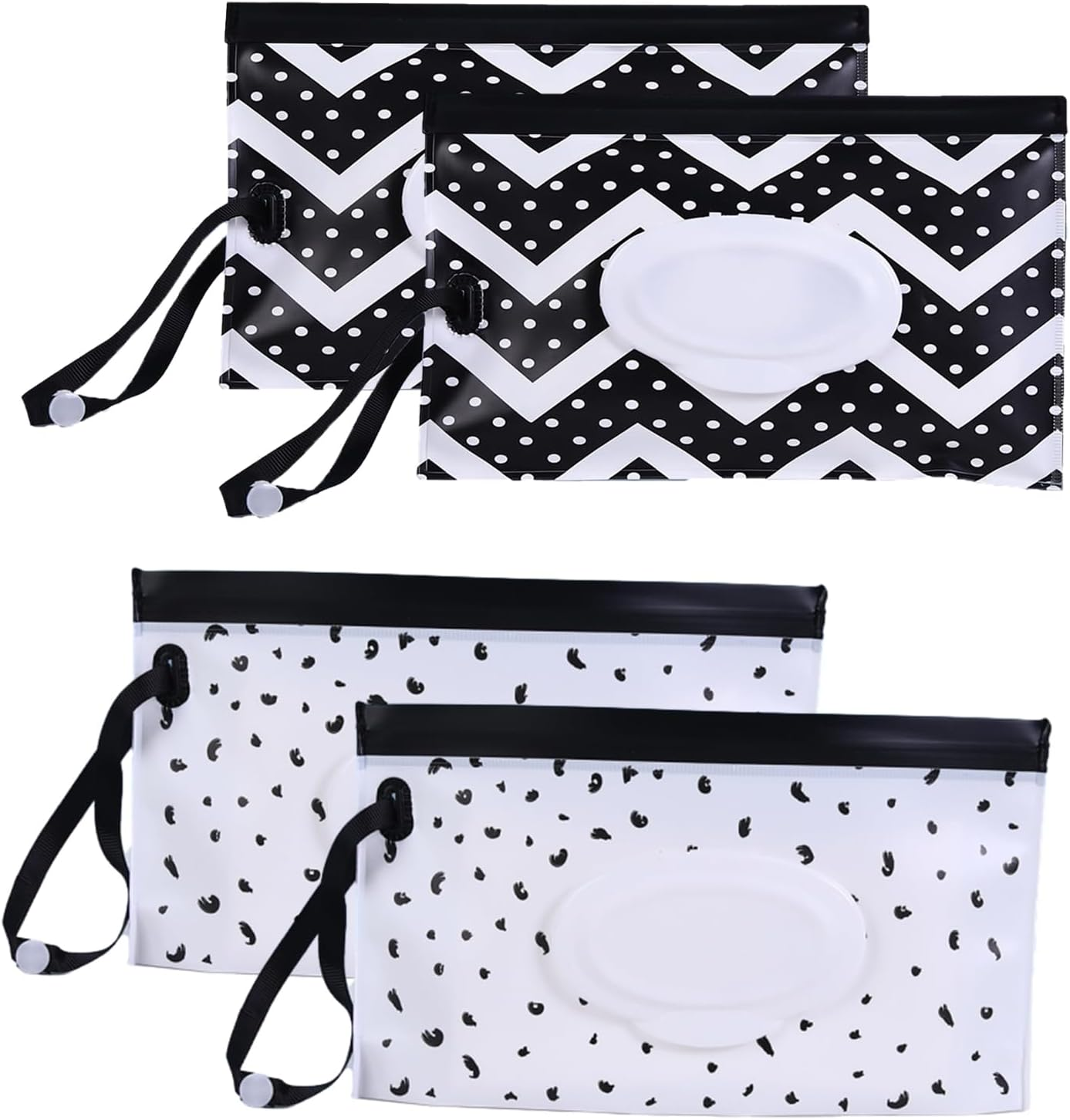 4 Pack Baby Wipes Dispenser， Dispenser Compact, Easy to Use, Baby Wipe Dispenser Suitable for Busy Parents