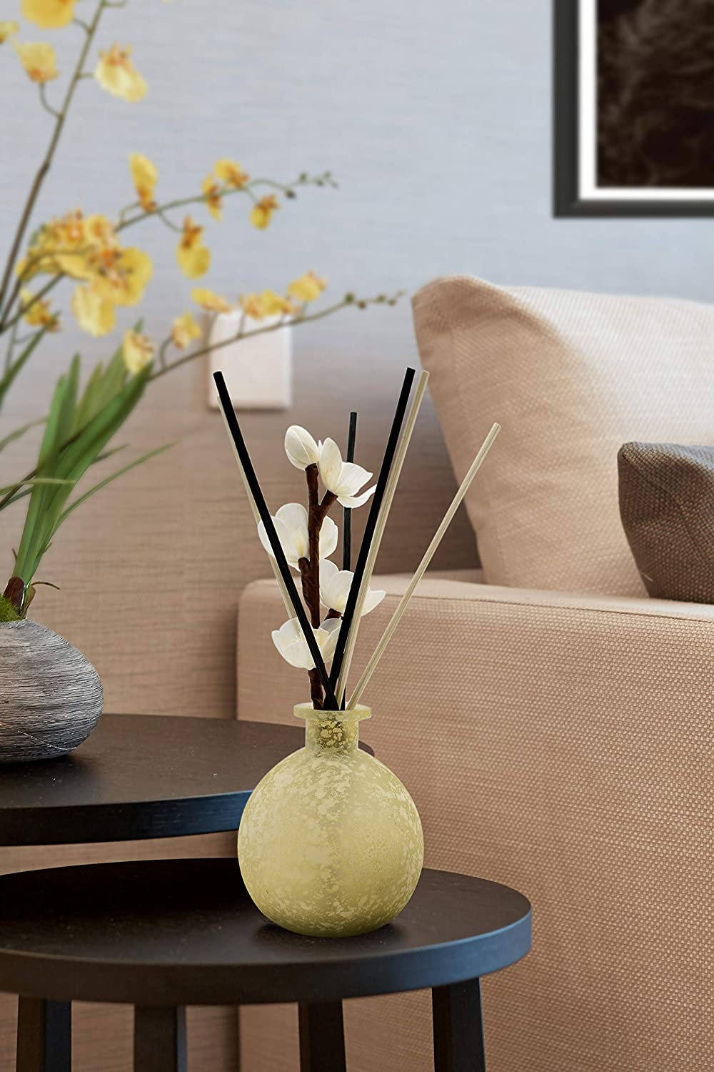 Pack of 100 Diffuser Sticks Replacement Rattan Refill Sticks Home Fragrance Accessories Diffuser Oil Refill Reed Diffuser Set Office Decoration (White+Black) image number 2