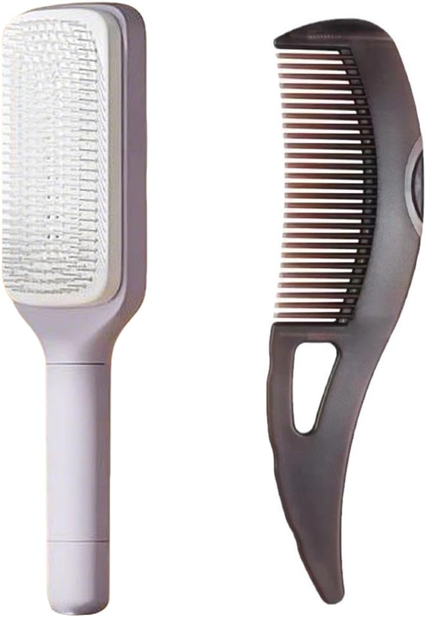 2 Pieces Massage Comb, Curly Brush, Massage Scalp, Self-Packed Brush, Anti-Dandruff Comb, Multifunctional Massage Comb image number 3