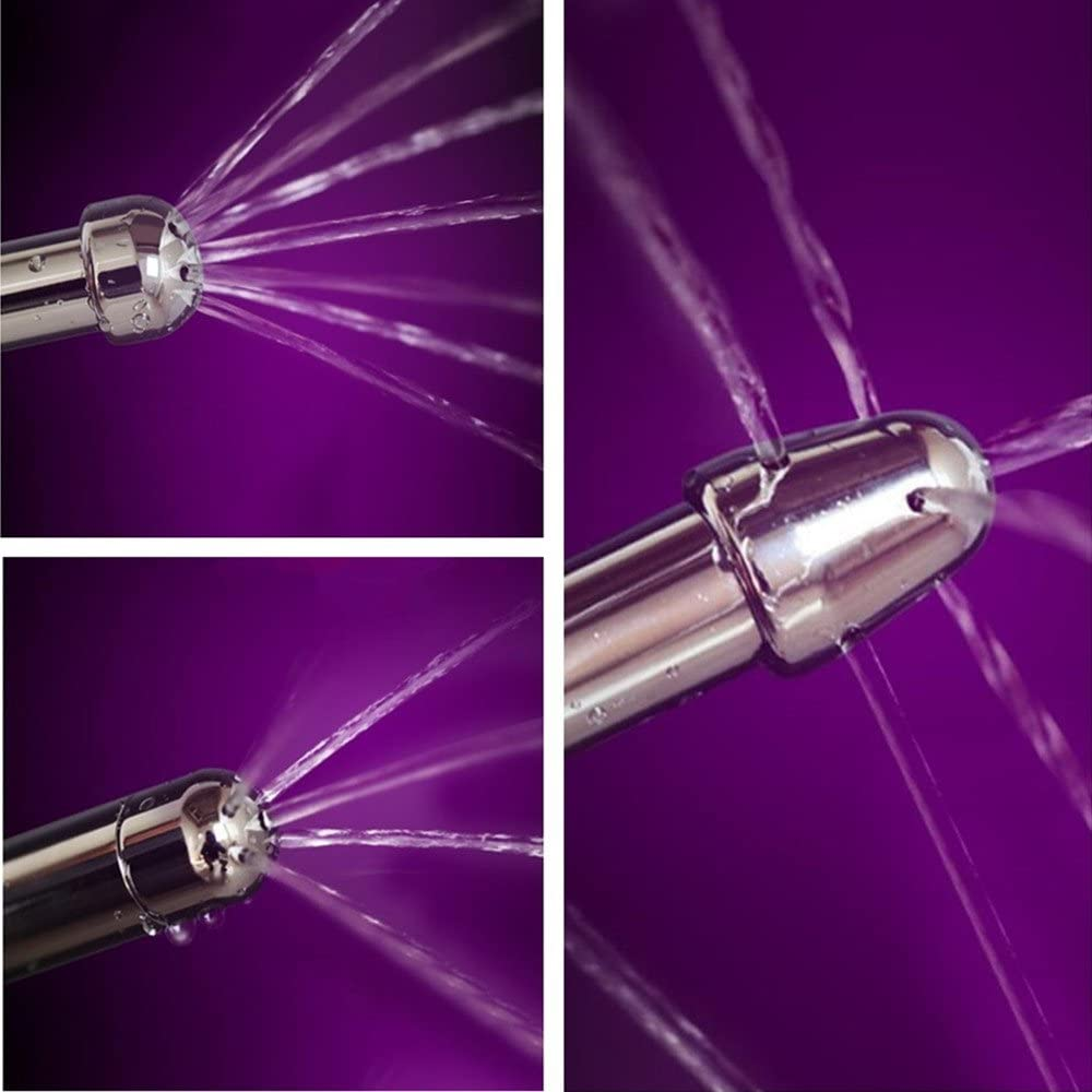 GRSPEHS Bathroom Handheld 3 Heads Aluminum Enema Shower Colonic Douche System Cleaner image number 3