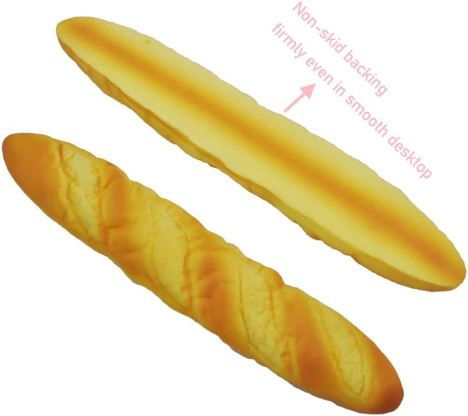 JIANEEXSQ Memory Foam Keyboard Wrist Rest Pad Soft Toast Bread Baguette Shape Anti-Skid Wrist Rest Support for Office Computer,Laptop Ergonomic Wrist Rest Pad image number 5