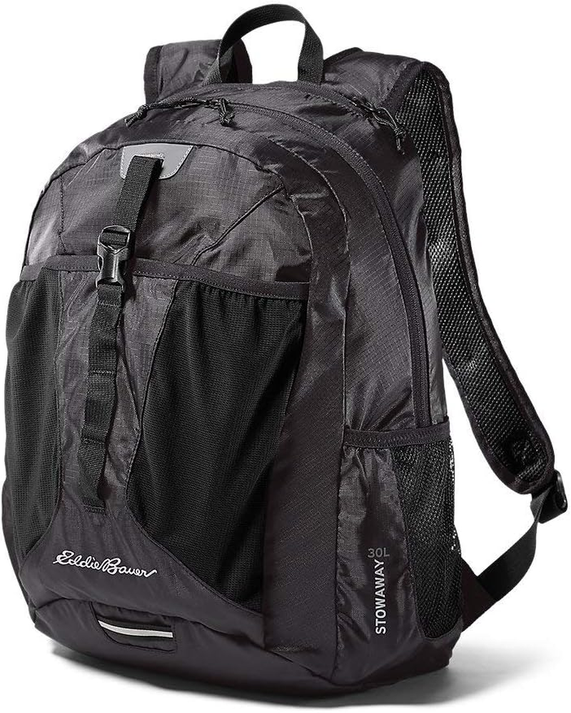 Eddie Bauer Stowaway Packable Backpack 30L W/ 2 Mesh Side Pockets and Water Resistant image number 2