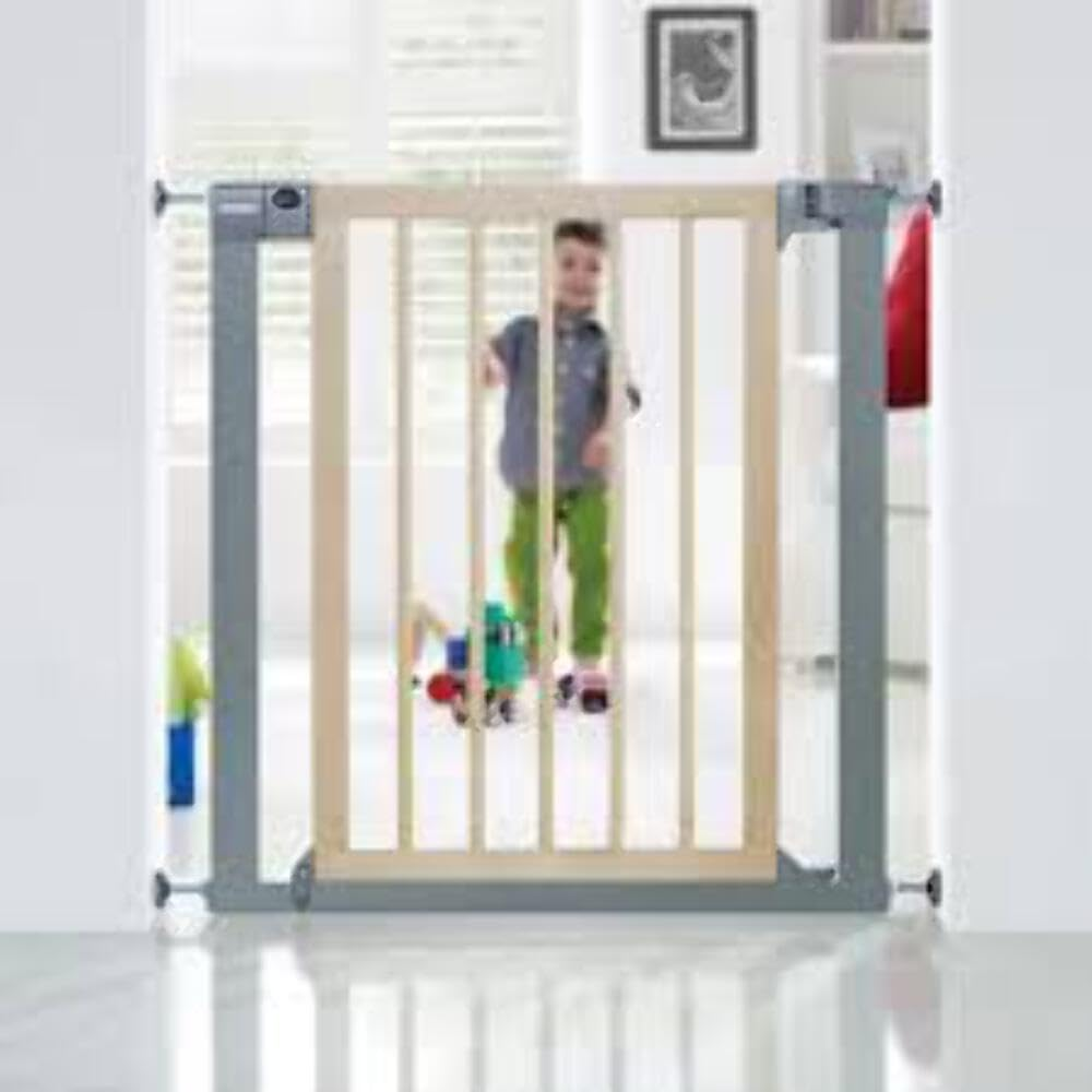 Sure Shut Deco Pressure Fit Safety Gate - 76-82 Cm (Wood and Metal) image number 5