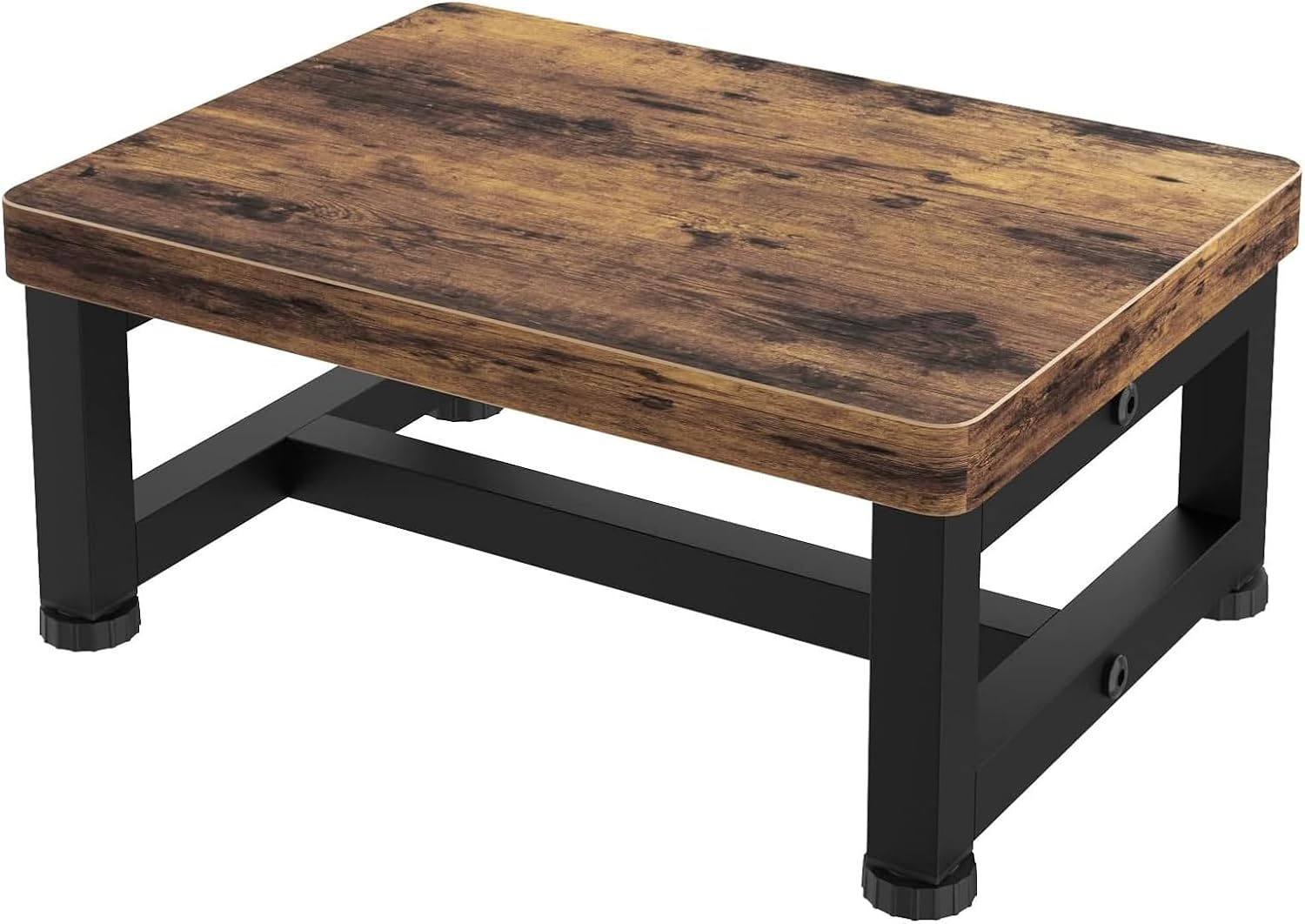 Step Stool,Wooden Step Stool,With Plastic Feet,For Bedroom Kitchen Bathroom, Bed Steps for High Beds and Toilet, Easy to Assemble,For Various Groups of People image number 4