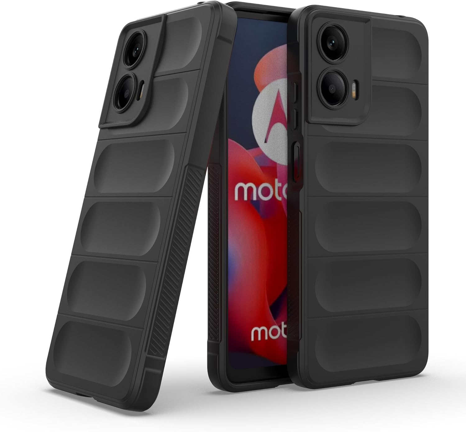 ESHUYI&reg; Liquid Silicone Case for Motorola Moto G24/Moto E14/G04/G04S with Antibacterial Protection and Scratch-Resistant Soft Microfibre Lining, All-Round Protection Shockproof Mobile Phone Case image number 4