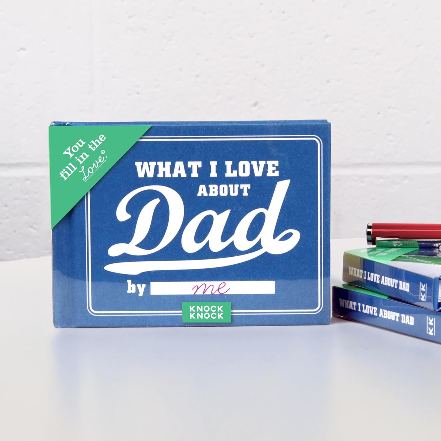 KNOCK KNOCK Fill in the Blanks Journal - What I Love about Dad
