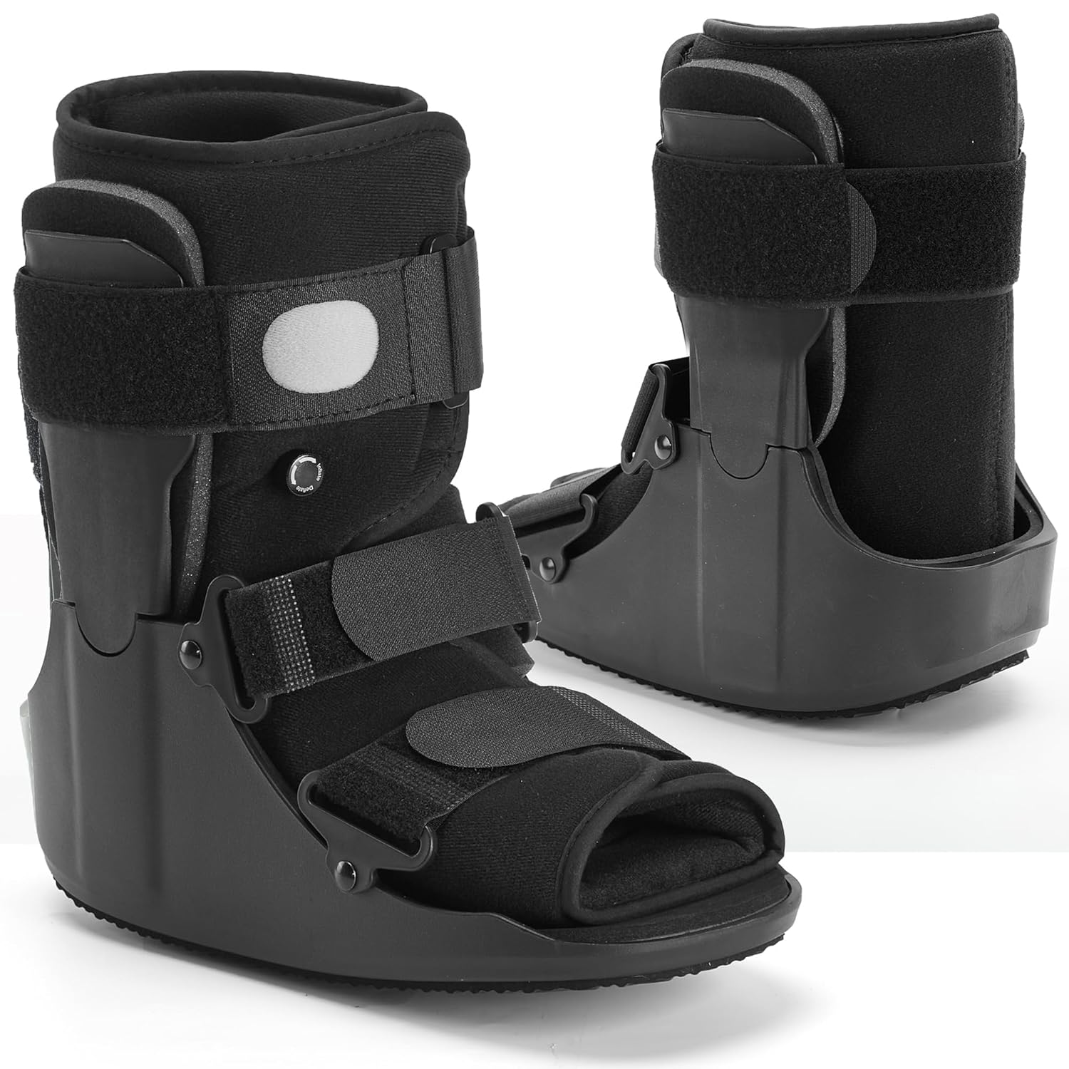 RAFSUN Air Walking Boot - Short Cam Walker Medical Foot Brace for Fractures, Sprains & Joint Injuries - Fits Left or Right Foot