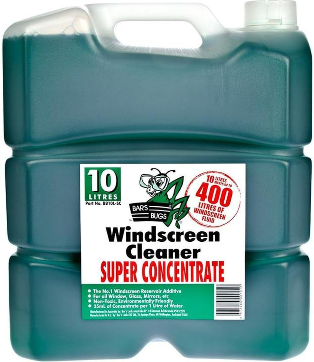 Bar'S Bugs Windscreen Cleaner Super Concentrate 10Ltr BB10L-SC image number 1