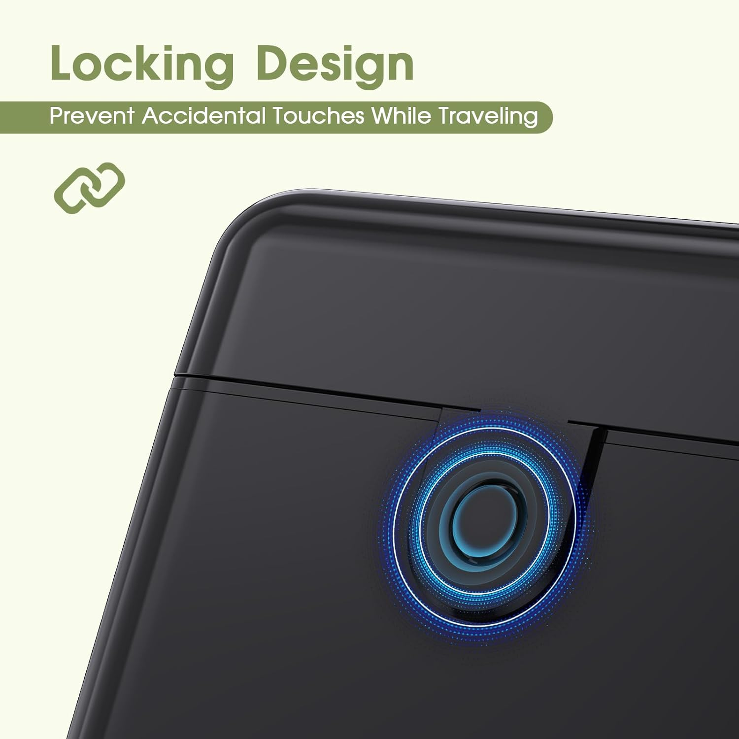 HUITAI Travel Bottles with Case, 4X2Oz TSA Approved, Leak-Proof, Press to Unlock, Compact & Portable Travel Toiletries (Black)