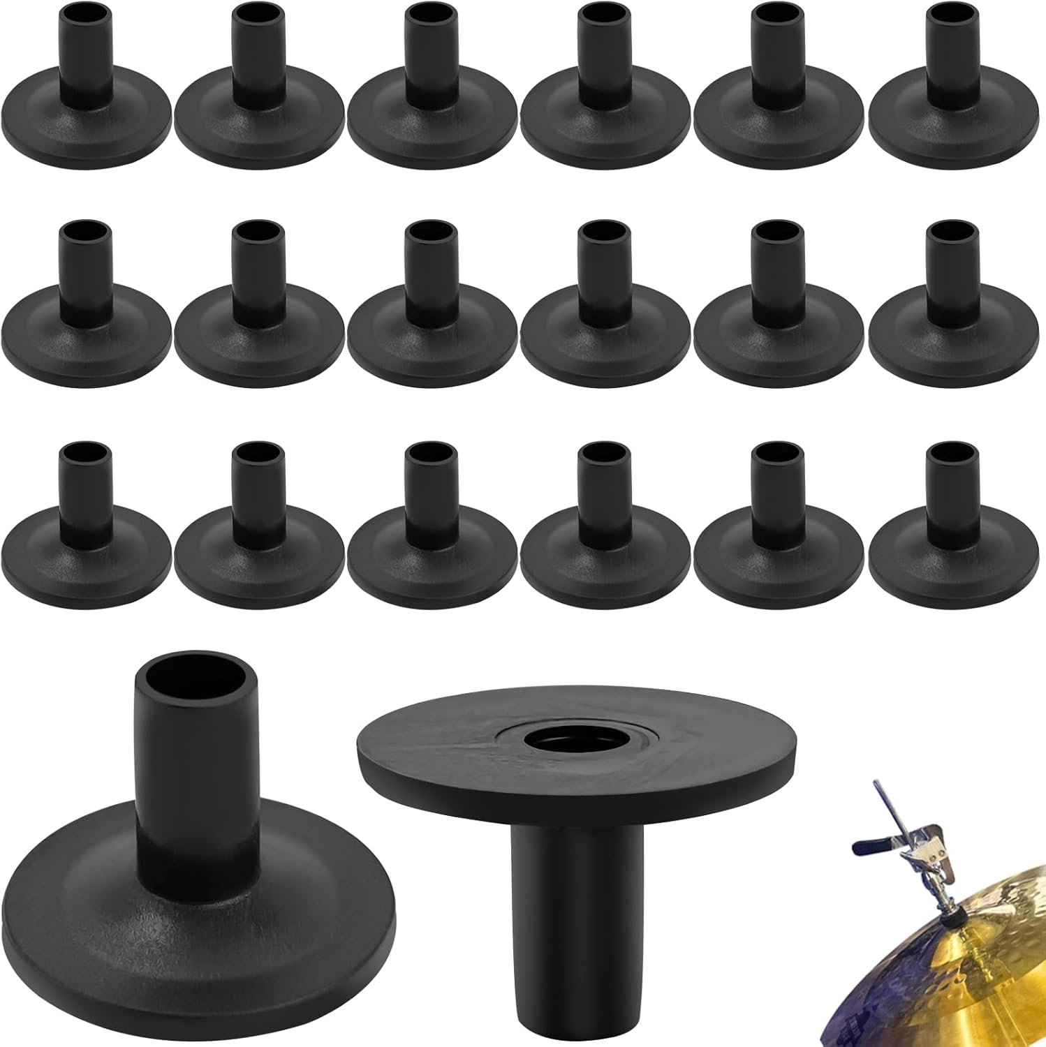 20 Pcs Holder for Decorative Bottle with Light, Bottle Light Base, Fixator for Small Flares, Led Light, DIY, Illuminated Bottles Bracket, Cymbal Replacement Accessories, Cymbal Sleeves for Drums image number 6
