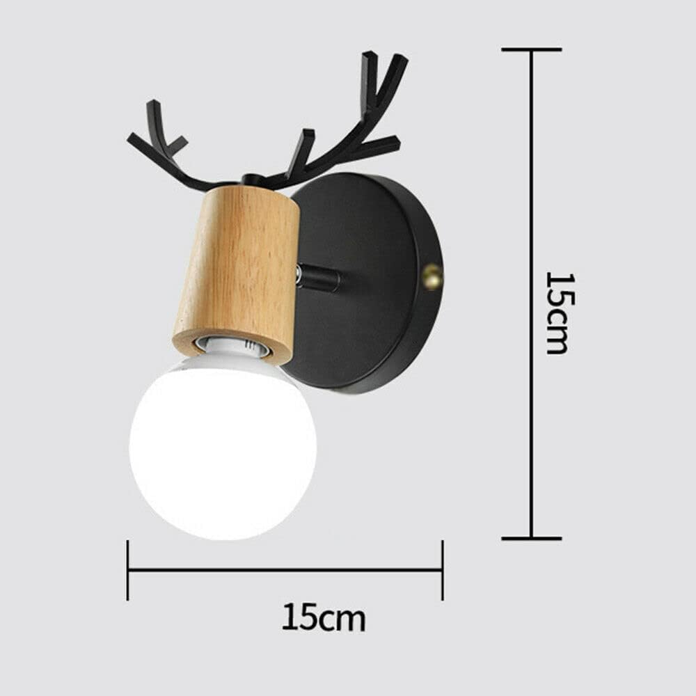 E27 Edison Screw Indoor Lighting Fixture Metal Retro Industrial Style Wall Light with Pull Cord Switch Elegant Vintage Black Wall Sconce for Bedroom Bedside Corridor Kitchen Loft Bar Cafe XXZ image number 4