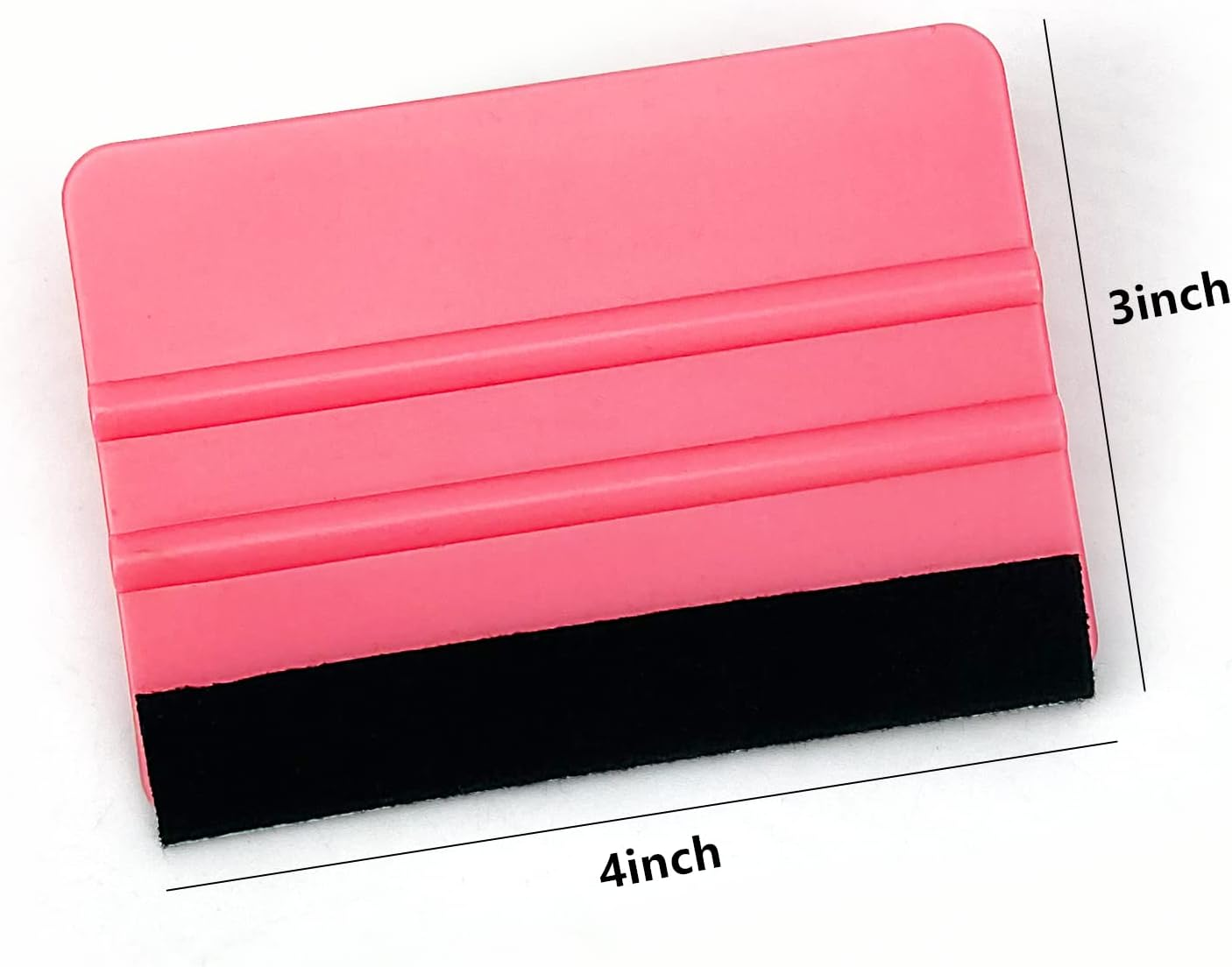 Umaki 8.3Inch Large Vinyl Wrapping Felt Squeegee with 4Inch Vinyl Squeegee Applicator for Fastly Installing Vehicle Tinting Film Graphic or Wallpaper, Finish Smoothing/Cleaning Work, 3Pack image number 2