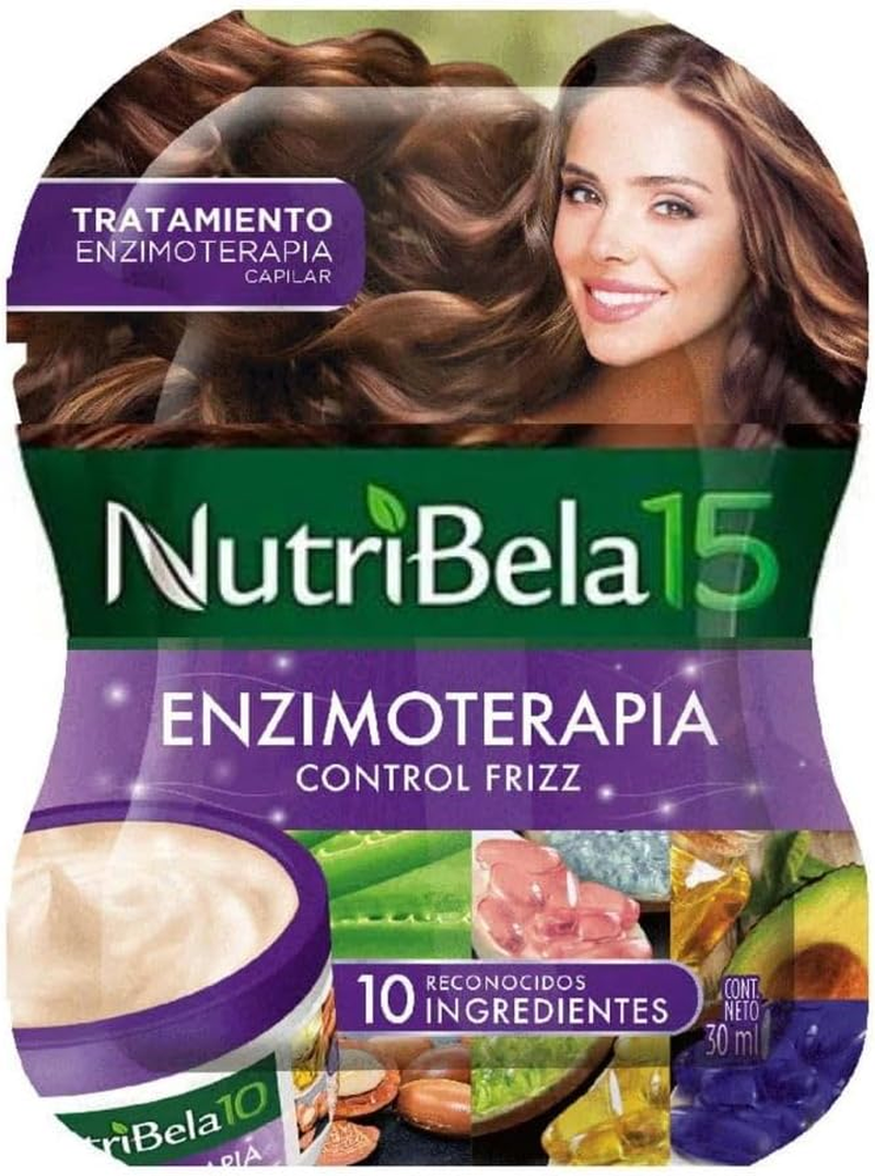 Nutribela10 Enzymotherapy Frizz Control Hair Mask Treatment Sachet 27 Ml