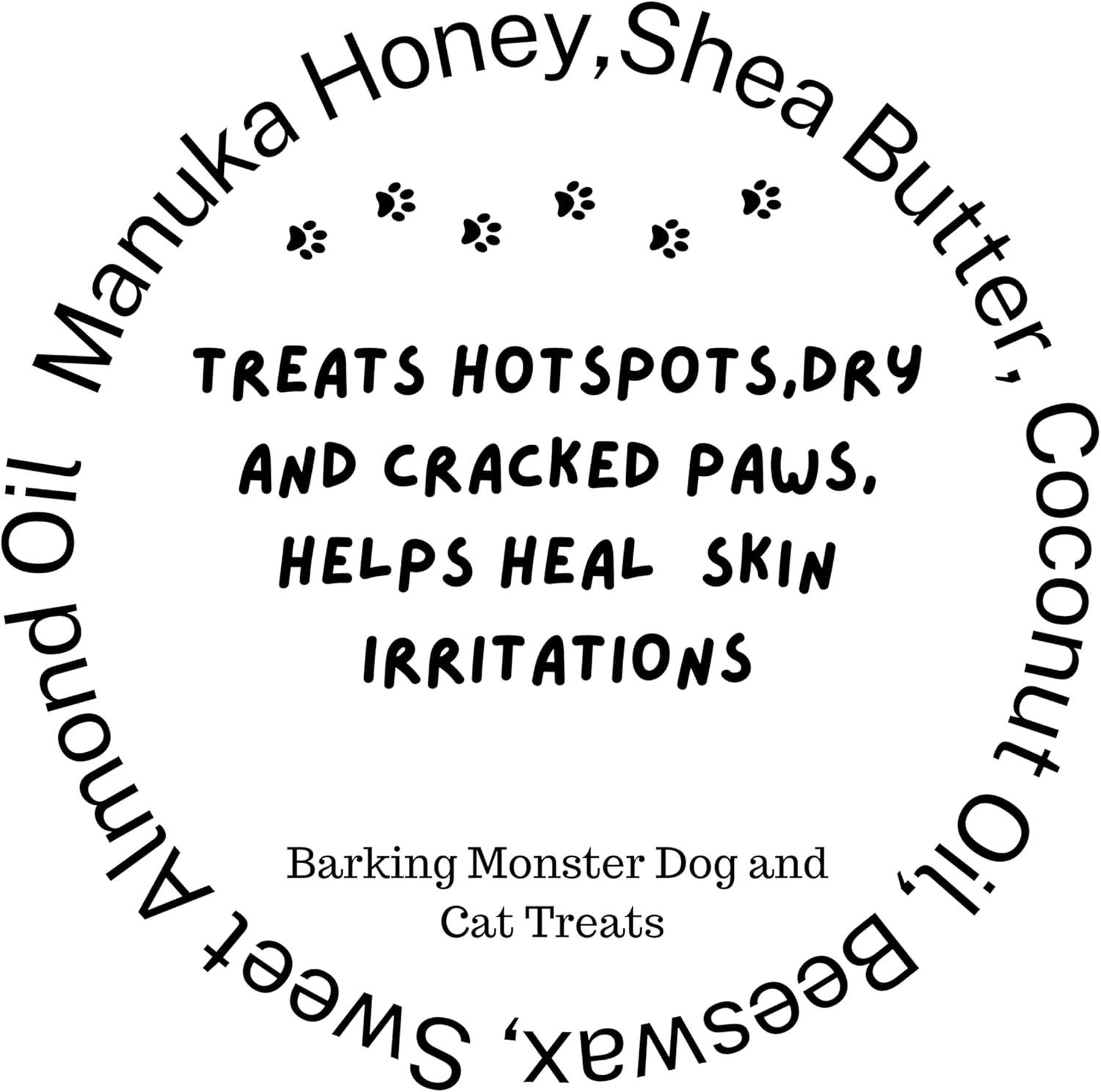 All Natural Dog Buttery Balm with Manuka Honey| Hotspots| Soothes and Moisturises| Relieves Itchy Skin | Dog Nose Balm Skin Balm Paw Balm 30Ml | Manuka Honey Balm image number 3