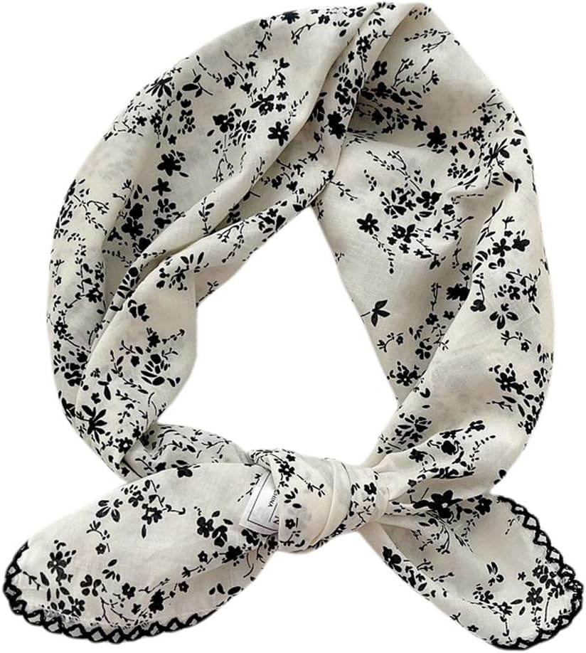 Pemilosci Large Oversized Cotton Bandana Headband, Head Wrap, Protective Coverage, Hair Neck Scarf for Women 31 X 31 Inch image number 4