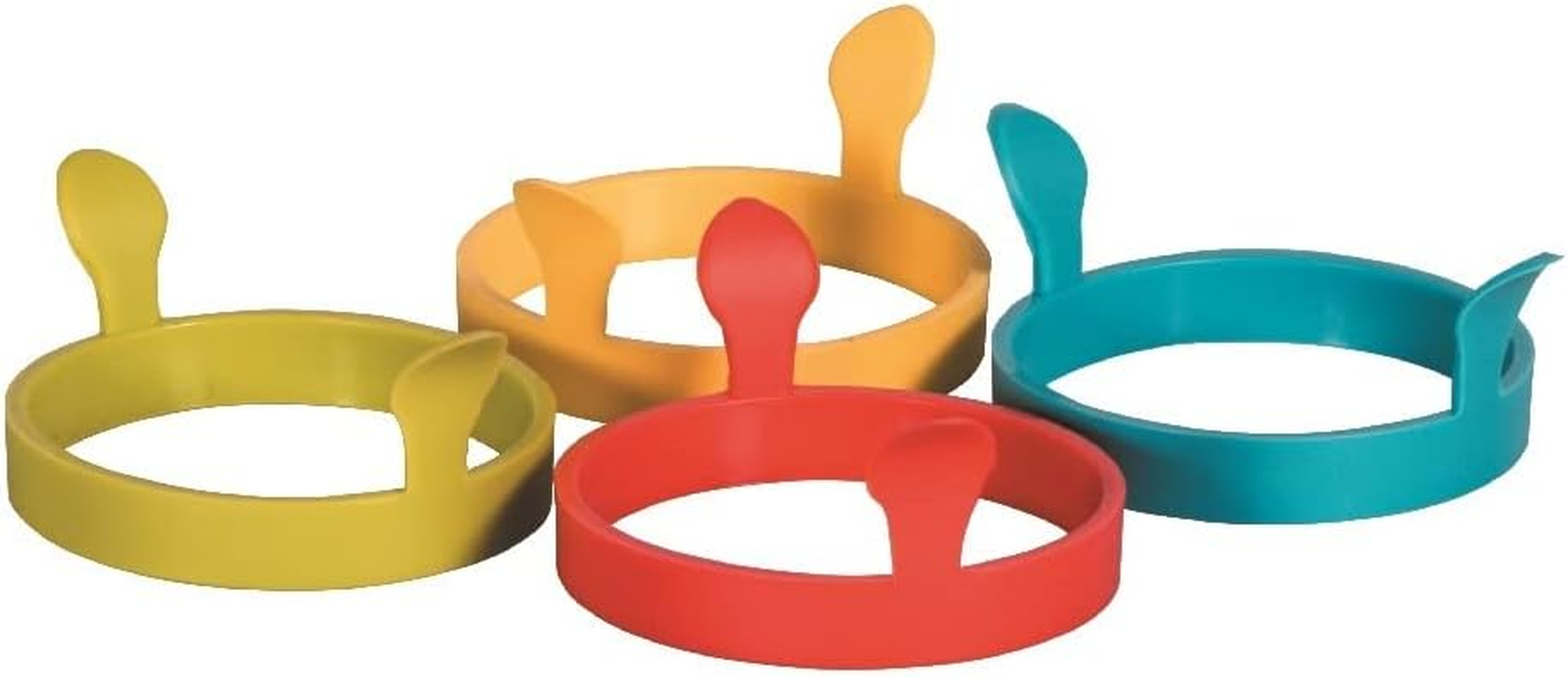 Avanti Silicone Egg Ring with Handles, Assorted Colours