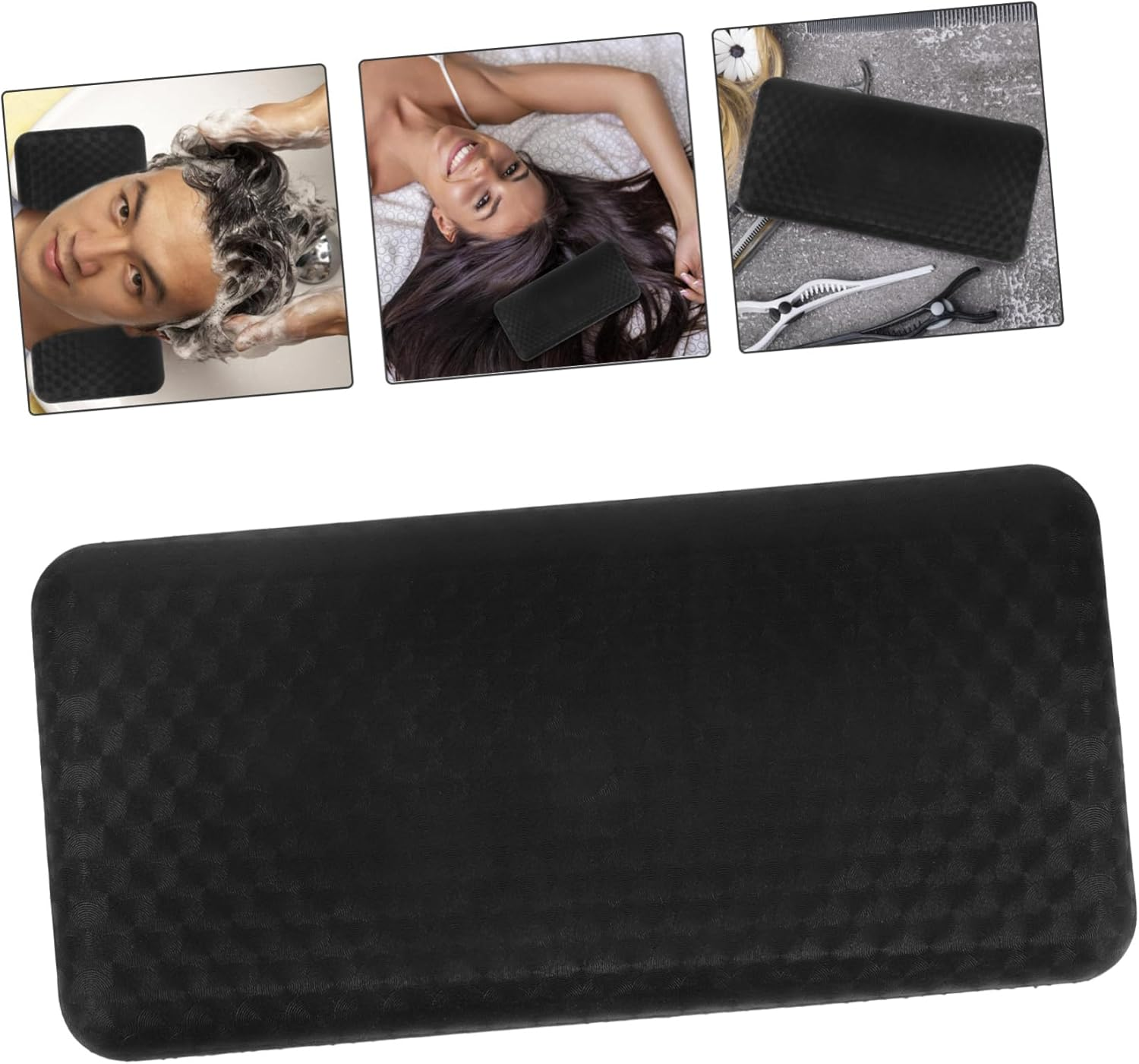 VINTORKY Shampoo Bowl Neck Pillow Soft Cushion Reusable Hair Washing Headrest for Salon Neck Support Cushion for Hair Wash Basin Universal Fit image number 5