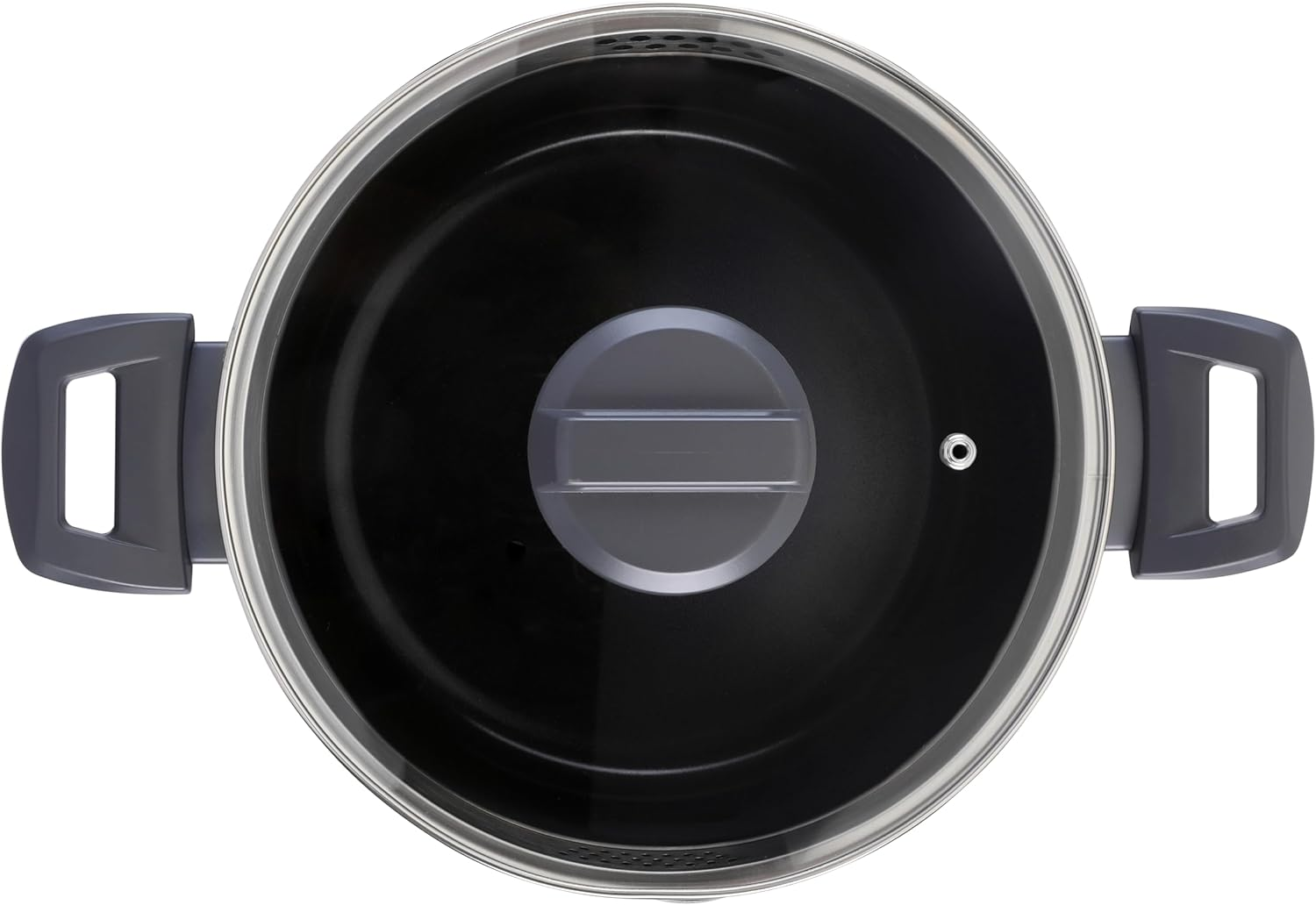 Stanley Rogers Statement Casserole 24Cm &ndash; 100% Recycled Aluminium Ceramic Non-Stick Pot &ndash; Induction Cookware with Dual Handles and Lid &ndash; PFAS PTFE & PFOA Free for Healthy Cooking image number 1