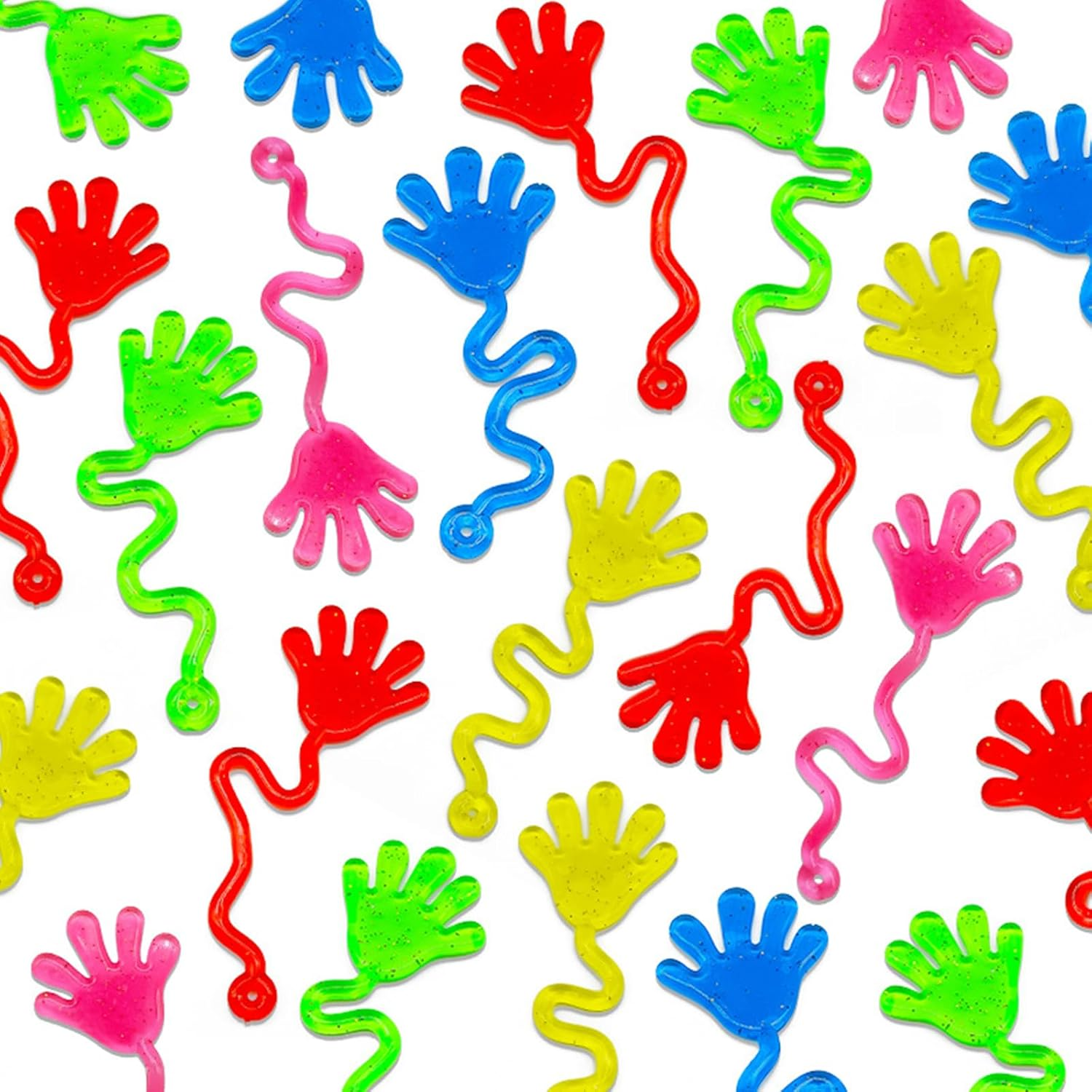 20Pack Sticky Hands, Fun Elastic Party Bag Fillers,Party Favours, Suitable for Children'S Gifts, Birthday Games, Decorations and More image number 4