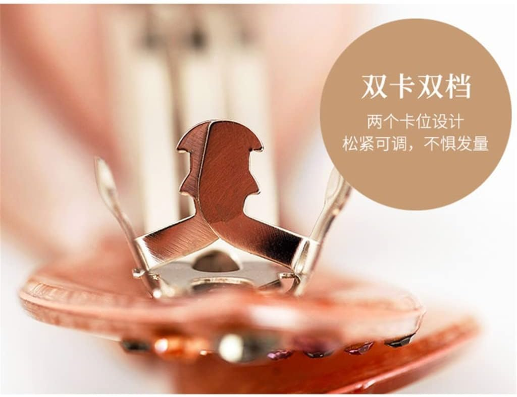 Alligator Clip,Headdress,Hair Clamp,Hairpins,Clip Headgear Back Head Hairpin Korean Rhinestone Word Spring Top Clip Bow Headgear (Color : A, Size : 9.5 * 6Cm) (Color : B, Size : 9.5 * 6Cm) image number 3