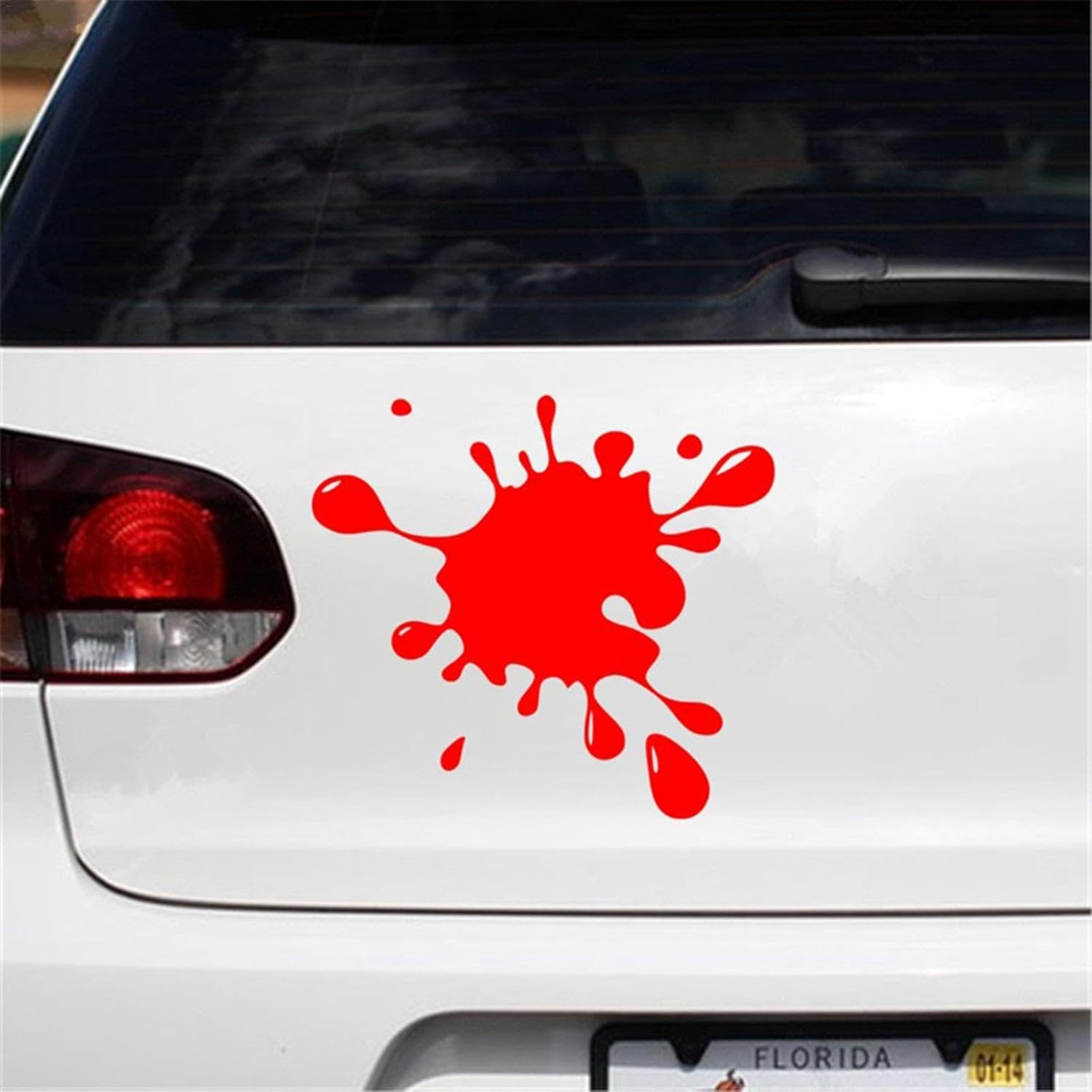 Paint Splatter Car Sticker | Funny Window Sticker - Reflective Car Window Sticker, Automotive Car Decals, Waterproof & Warning Decal for Trucks, Kitchen image number 2