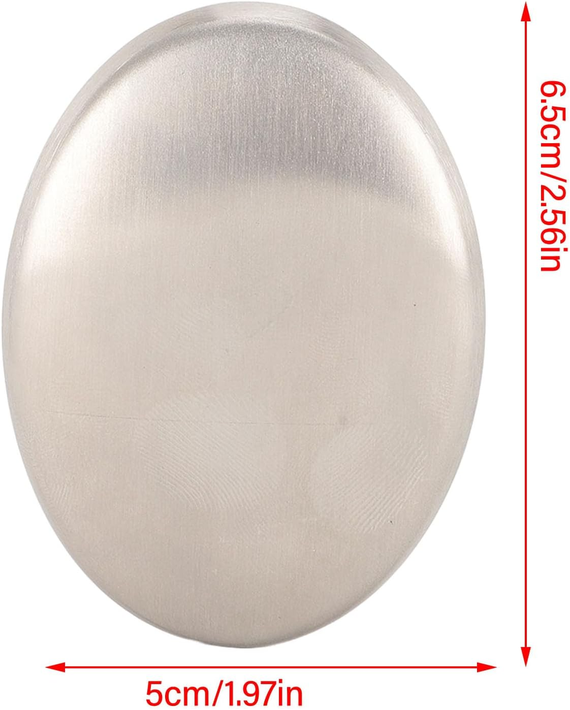 Metal Soap Bar - Hand Wash Kitchen Gadget | Stainless Steel Soap Bar | Multi Fuctional Kitchen & Outdoor Essential for Removing Fish Garlic Onion Smell (1Pcs) image number 4