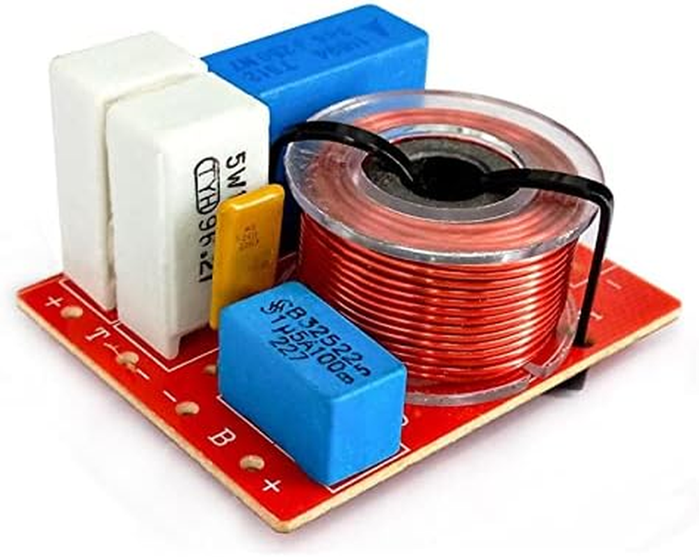 HOOCI 2PCS 2 Way 60W Home Theater Hifi Stereo DIY Audio Crossover Filters Speaker Treable Bass Frequency Dividers image number 3