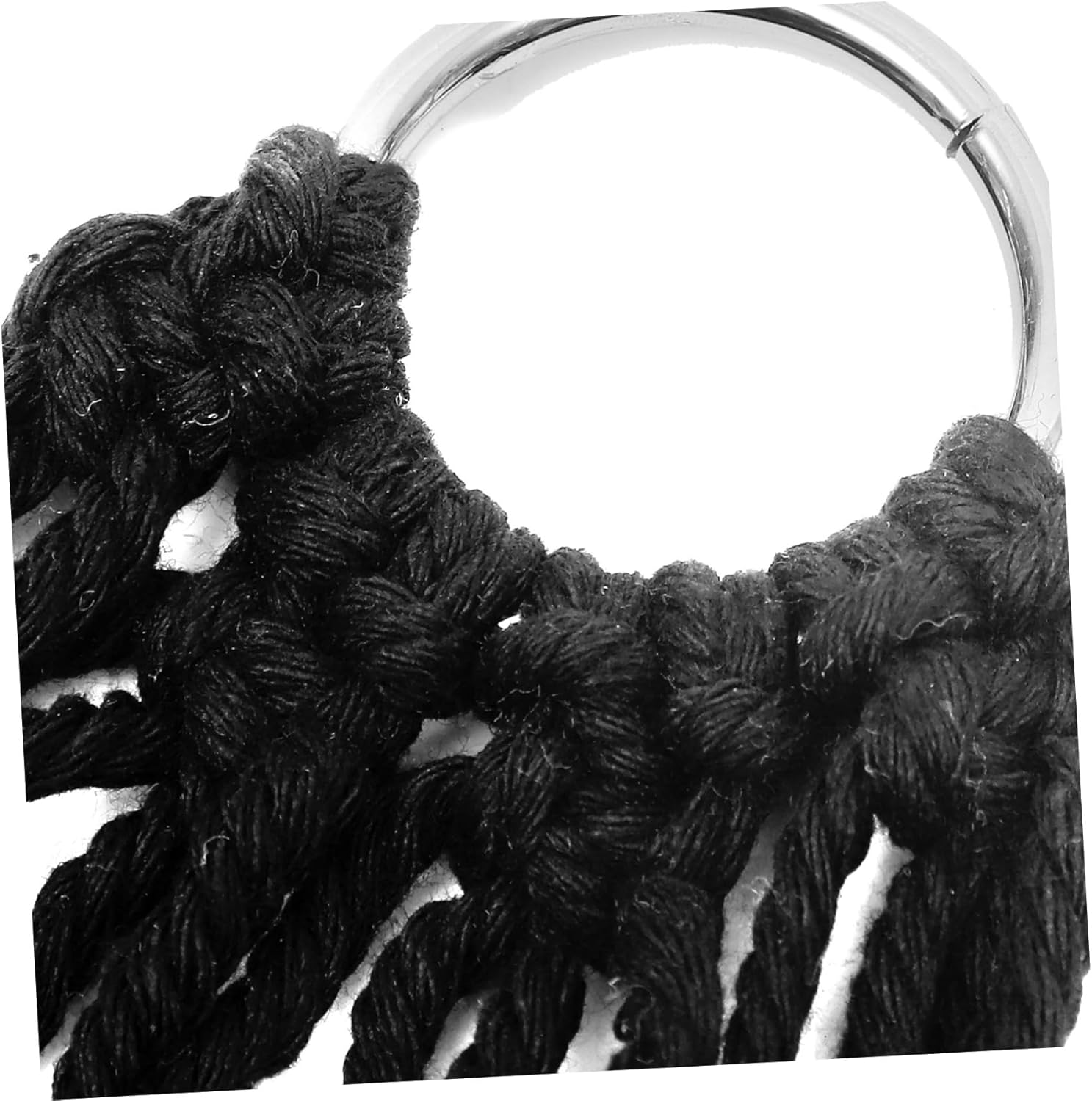 OKUMEYR Hanging Kitchen Fruit Basket and Vegetable Holder, Black Mesh Storage Net, Sturdy Kitchen Organizer for Fruits, Onions, and Vegetables, Space-Saving Hanging Basket for Home image number 5