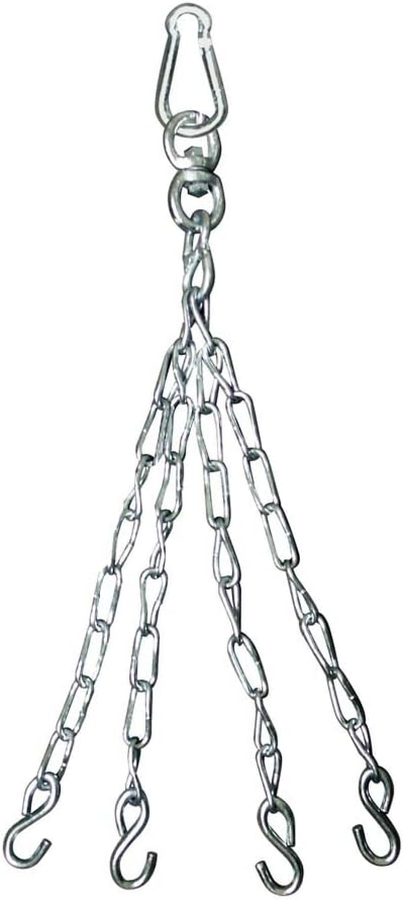 Ringside Heavy Duty Boxing Muay Thai Heavy Bag Hanger Chain and Swivel Silver 24 Inches Long