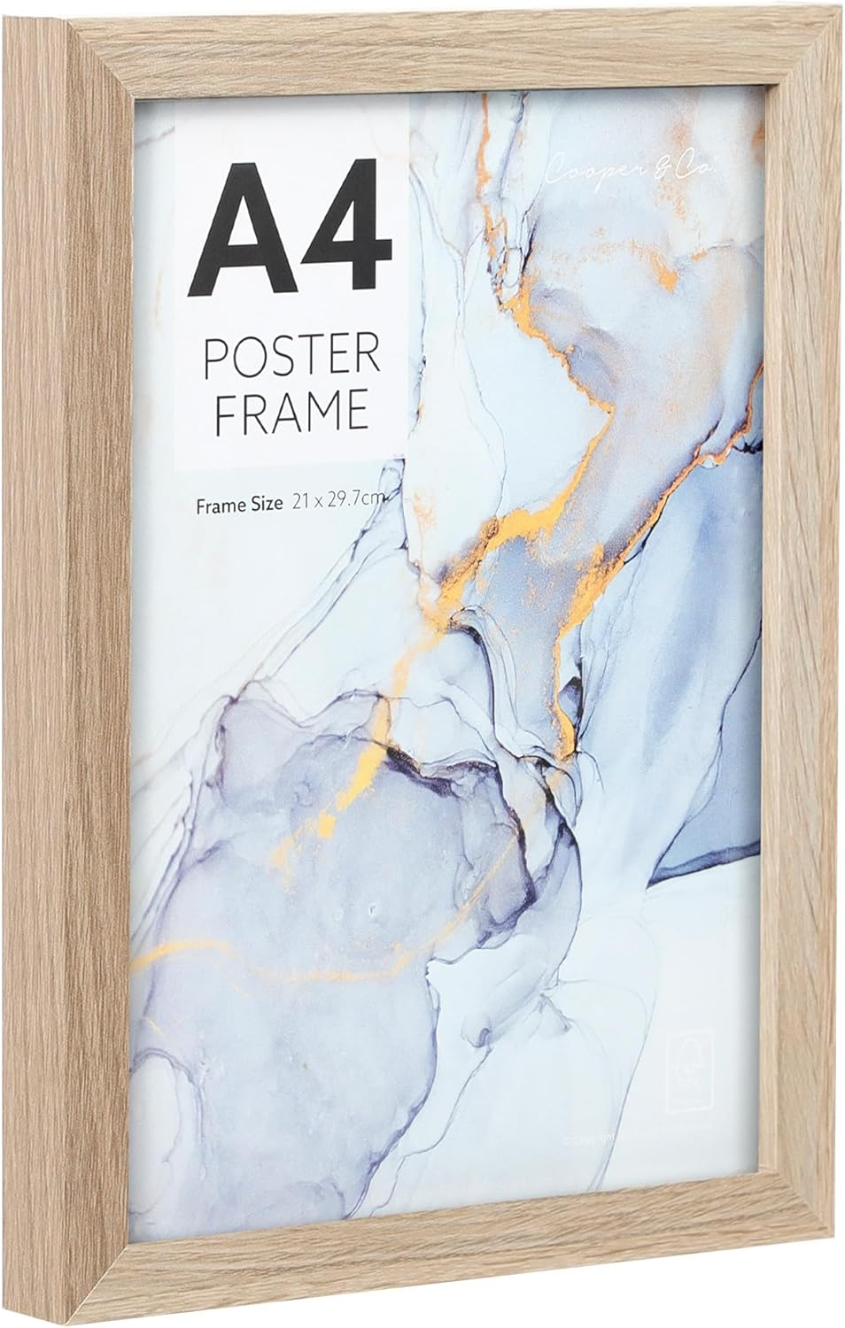 Cooper & Co. Set of 2 A4 Natural Poster Photo Frames image number 6