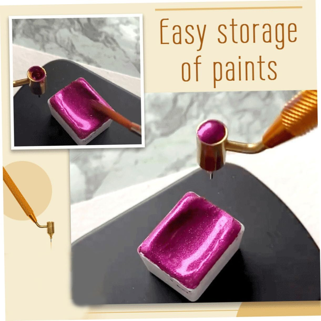 GLEAVI 2Pcs Car Scratch Repair Pen Fluid Writer Tool for Paint Versatile Auto Scratch Remover for Various Car Models Elegant Design for Home Furniture Repair image number 1