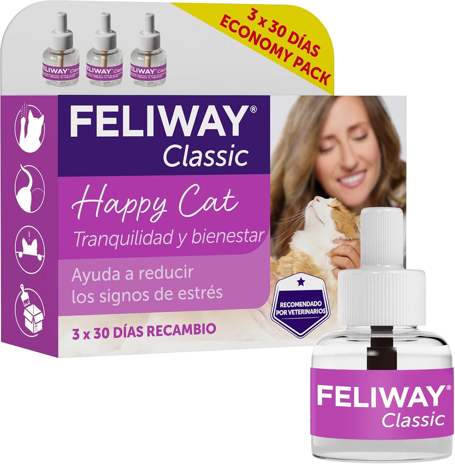 Feliway Classic Value Pack 3 X 30 Day Refills image number 5