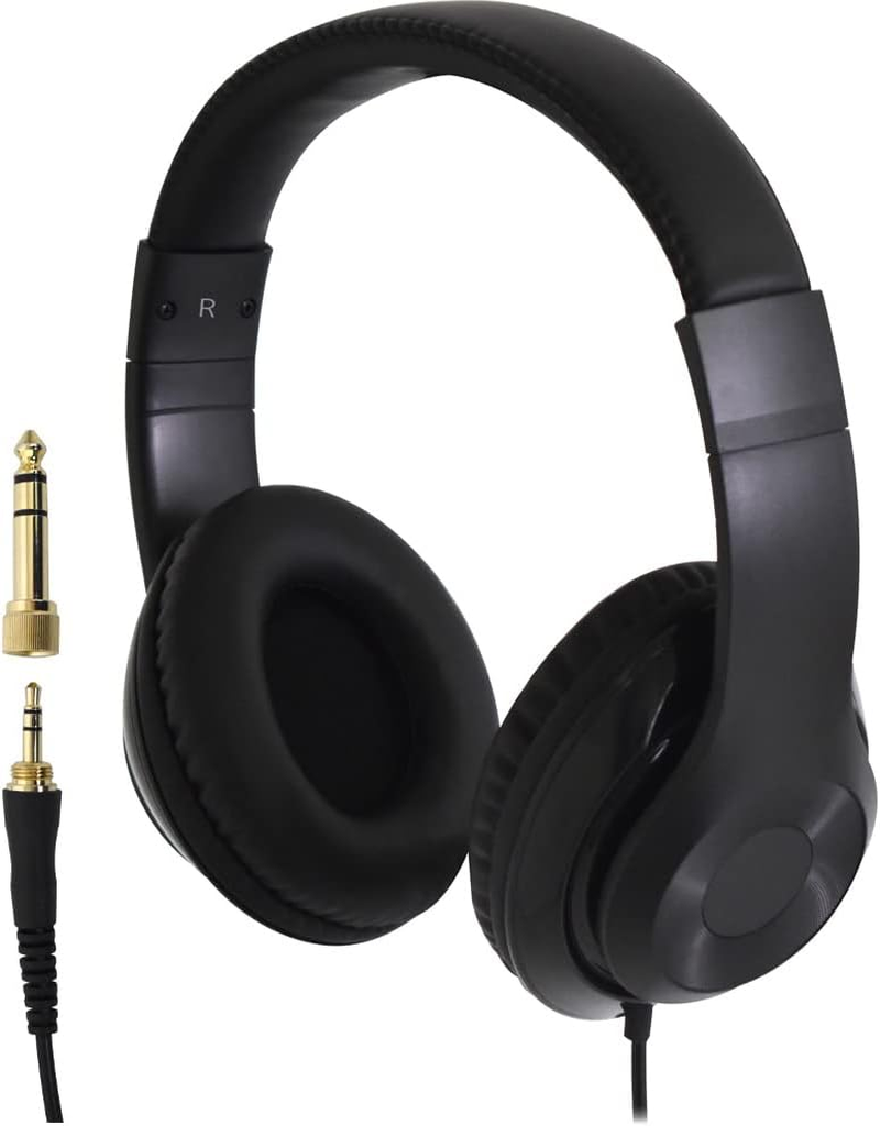 CUSTOM TRY CUSTOMTRY Custom Tri Headphones Sealed 40Mm Driver HP-CT1 [6.35Mm Stereo Conversion Plug Included] Black