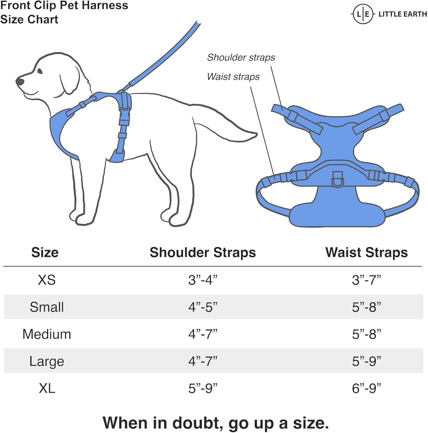 Littlearth San Francisco 49Ers NFL Front Clip Pet Harness image number 3