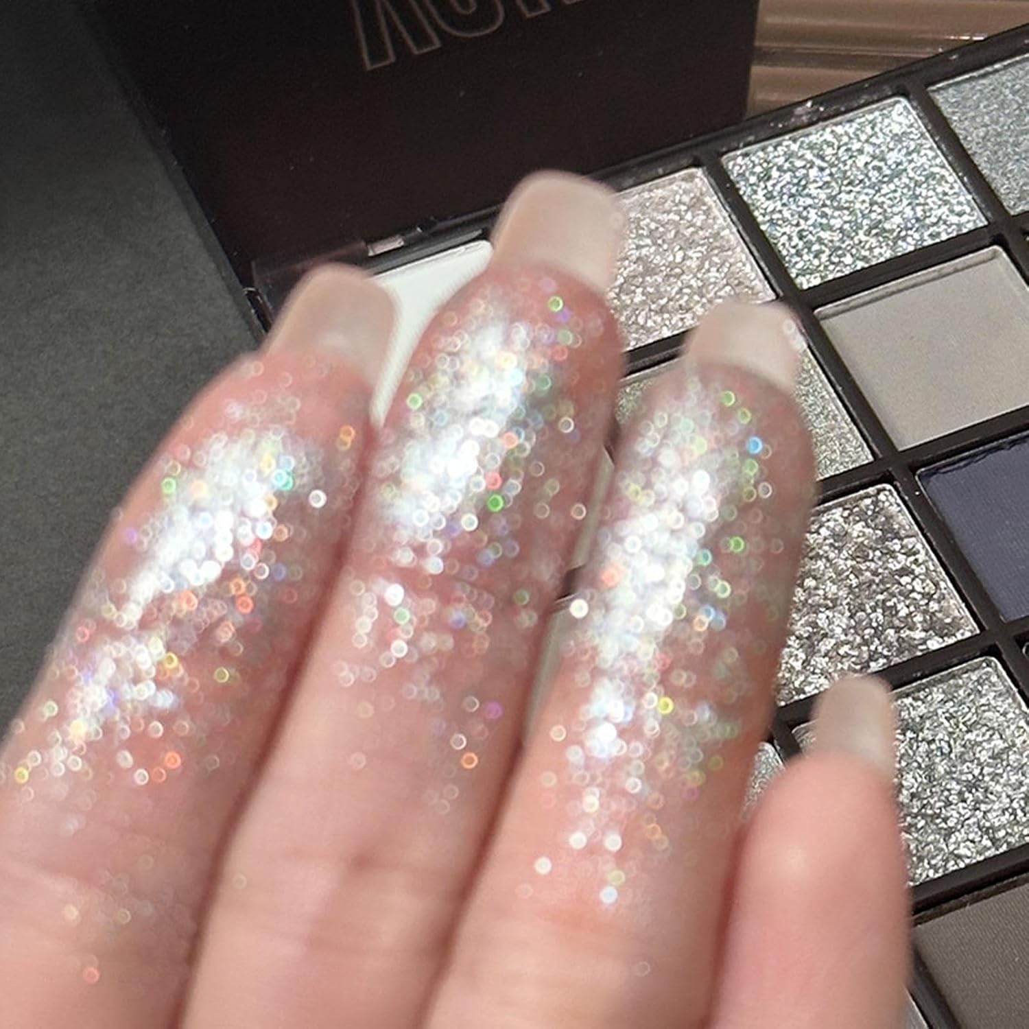 Black Eye Shadow, Smokey Eye Shadow Palette, 25 Colors Dark Smokey Eye Shadow Palette | Long Lasting Gothic Cool Tone Eye Shadow, Smokey Eye Kit, Powder Shadow Travel image number 2