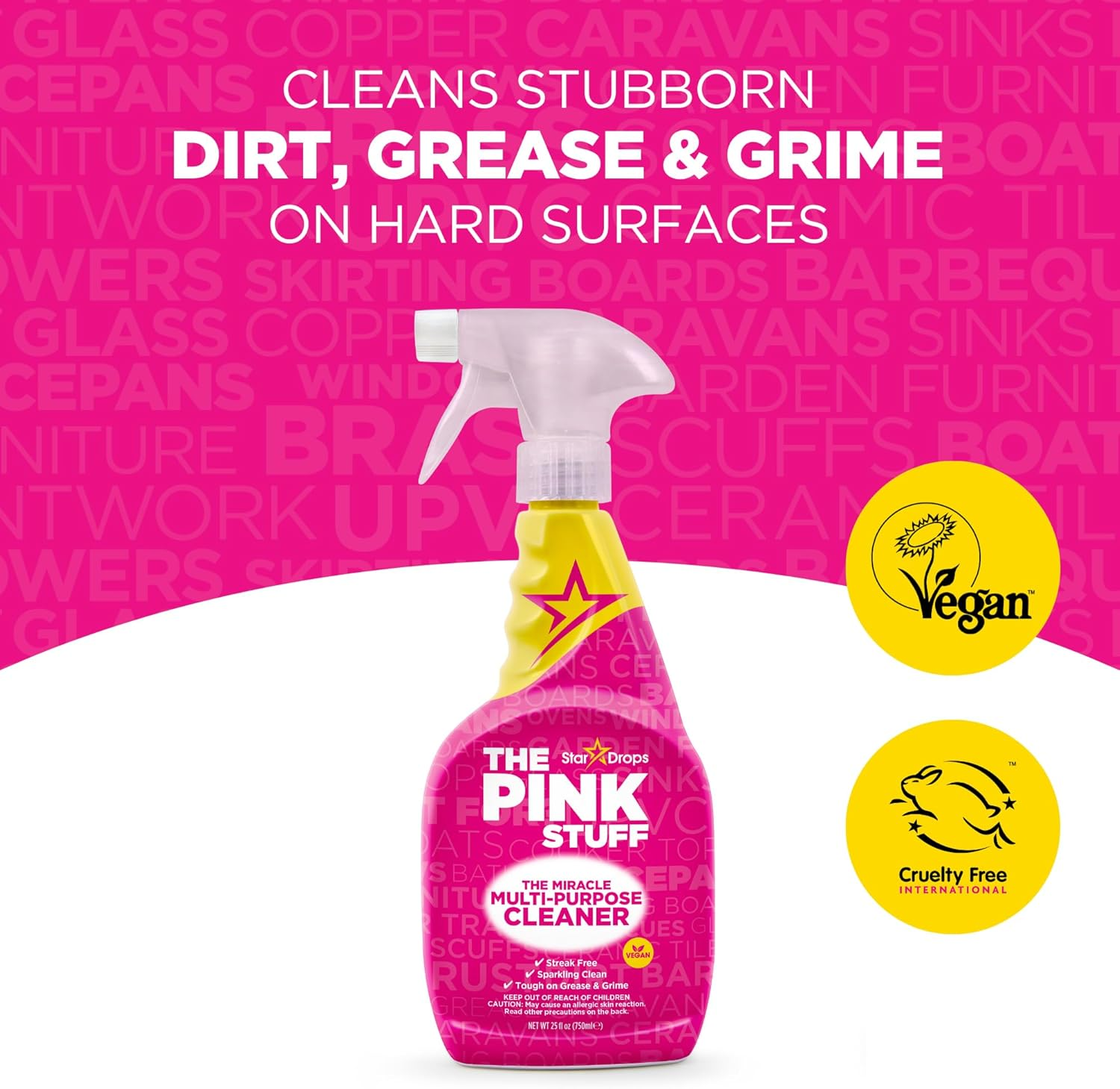 The Pink Stuff the Miracle Multi-Purpose Cleaner 750 Ml image number 4