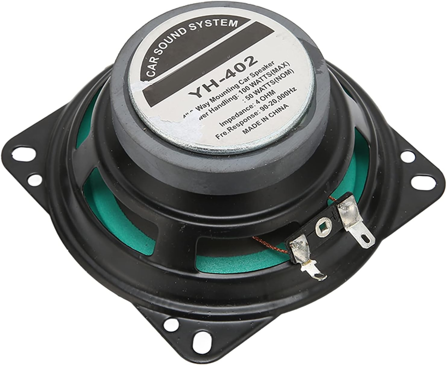 Diyeeni 4 Inch Car Speakers, 100W High Power Stereo Coaxial Speaker, Mid Range, 4 Ohm Audio Sound, High Sensitivity, for All Car Sound Systems, 1PCS image number 6