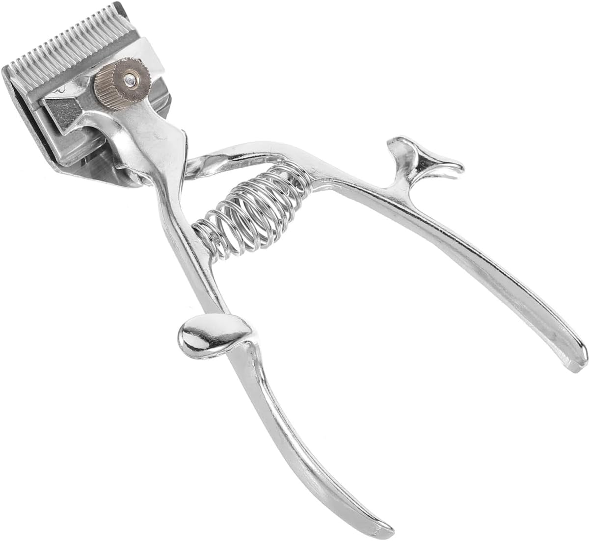 Healvian Old Fashioned Manual Haircut Hair Trimmer Hairdresser Non-Electric Scissors Stainless Steel image number 2