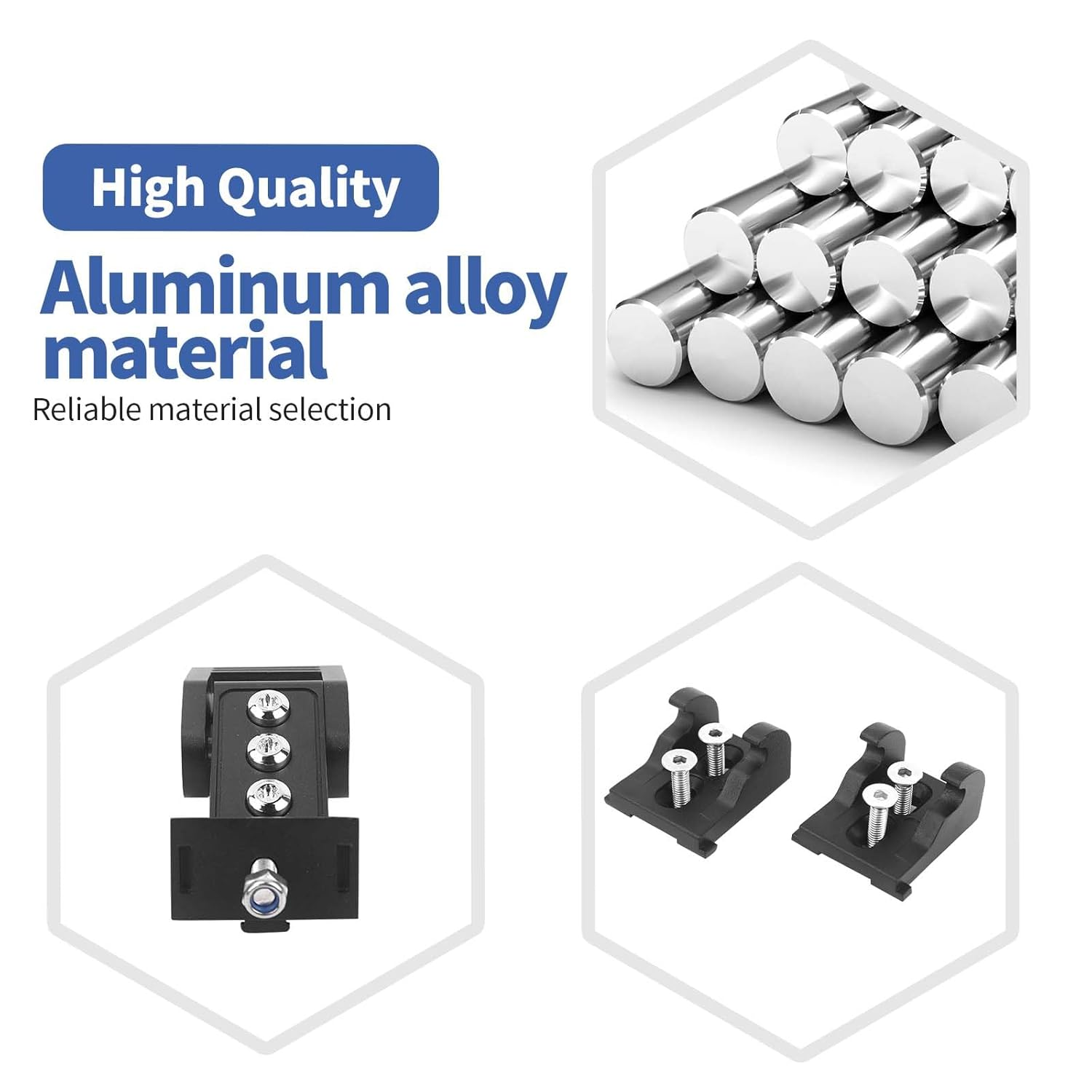 RT-TCZ Hood Latches for Jeep Wrangler & Gladiator | Black Aluminum Alloy & Stainless Steel Locking Catch Kit | Fits JK (2007-2017), JL (2018+), JT (2020+) | Screw Style - Black-Screw Style image number 5